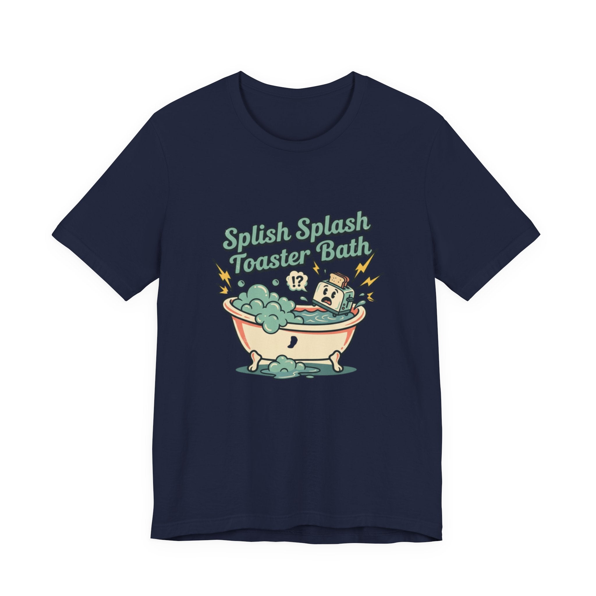 Toaster Bath Graphic Tee — Cute Kawaii Sink or Swim Cartoon Shirt