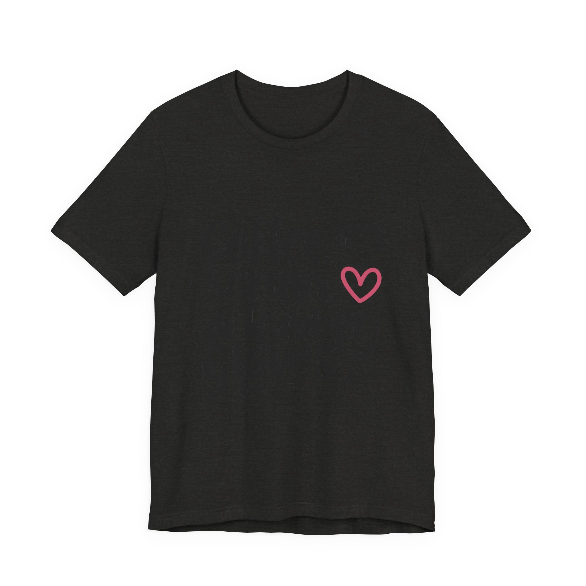 Nurse T-Shirt - "Coffee, Scrubs & Rubber Gloves" Medical Humor Tee
