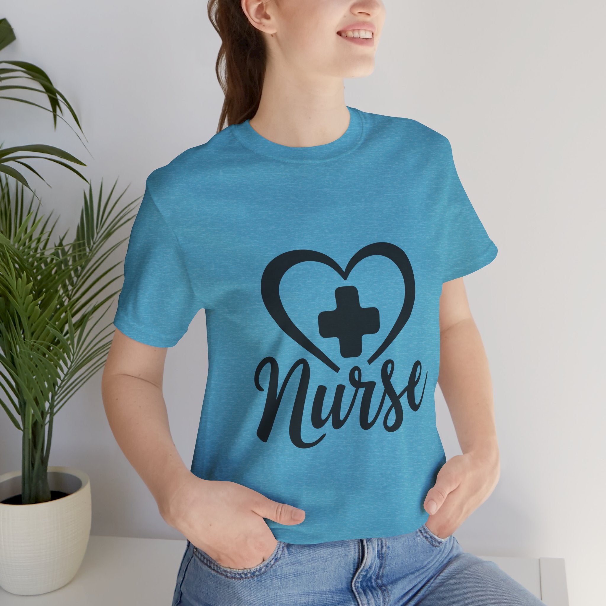 Nurse Heart Cross T-Shirt — Inspirational Nurse Tee