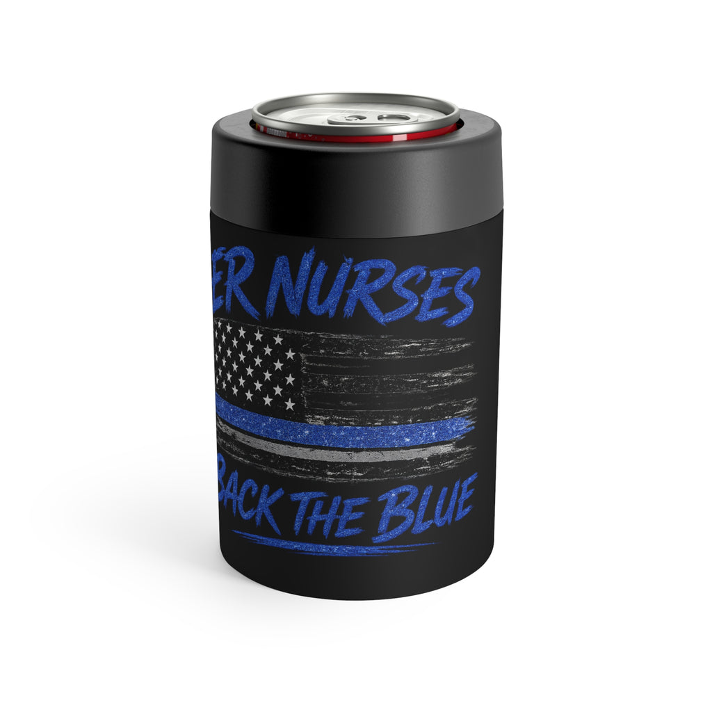 ER Nurses Back the Blue Can Cooler