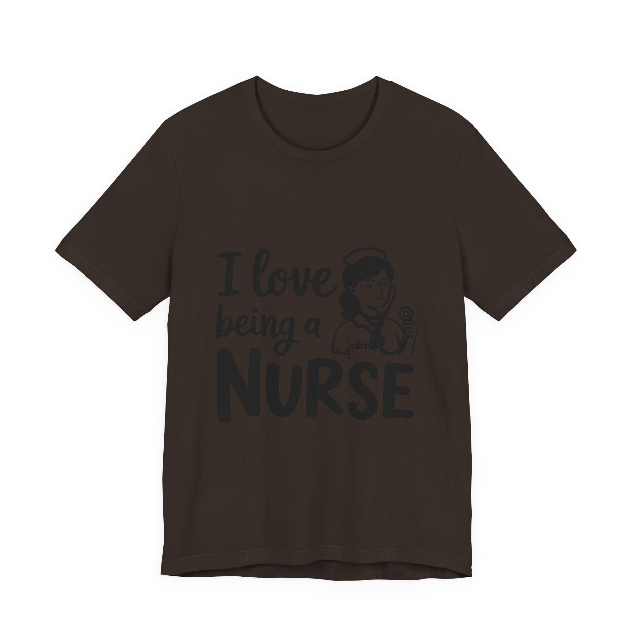 Nurse T-Shirt – "I Love Being a Nurse" Cute Retro Nurse Graphic Tee