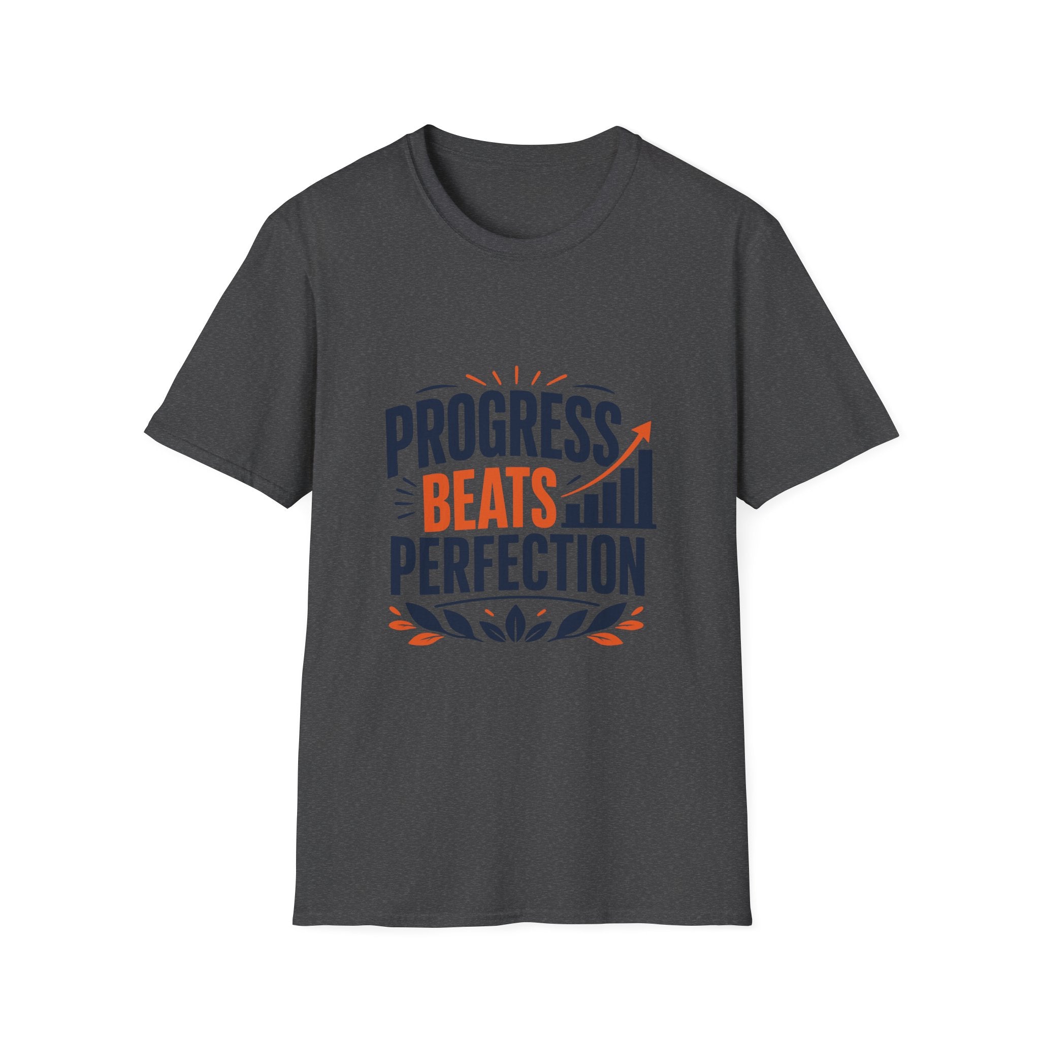 Progress Beats Perfection T-Shirt — Motivational Fitness & Growth Tee
