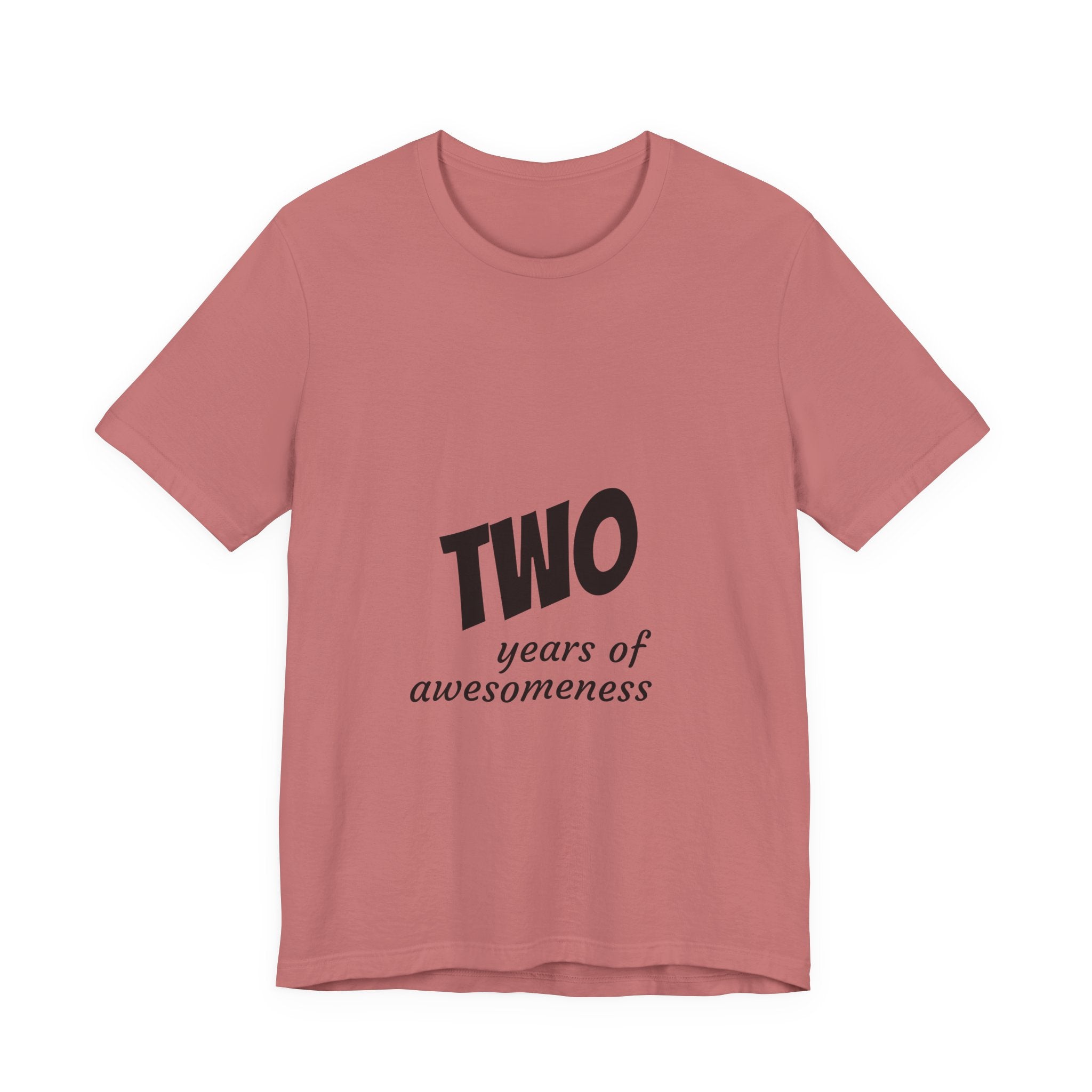 Toddler 2nd Birthday T-Shirt - "Two Years of Awesomeness" Celebration Tee