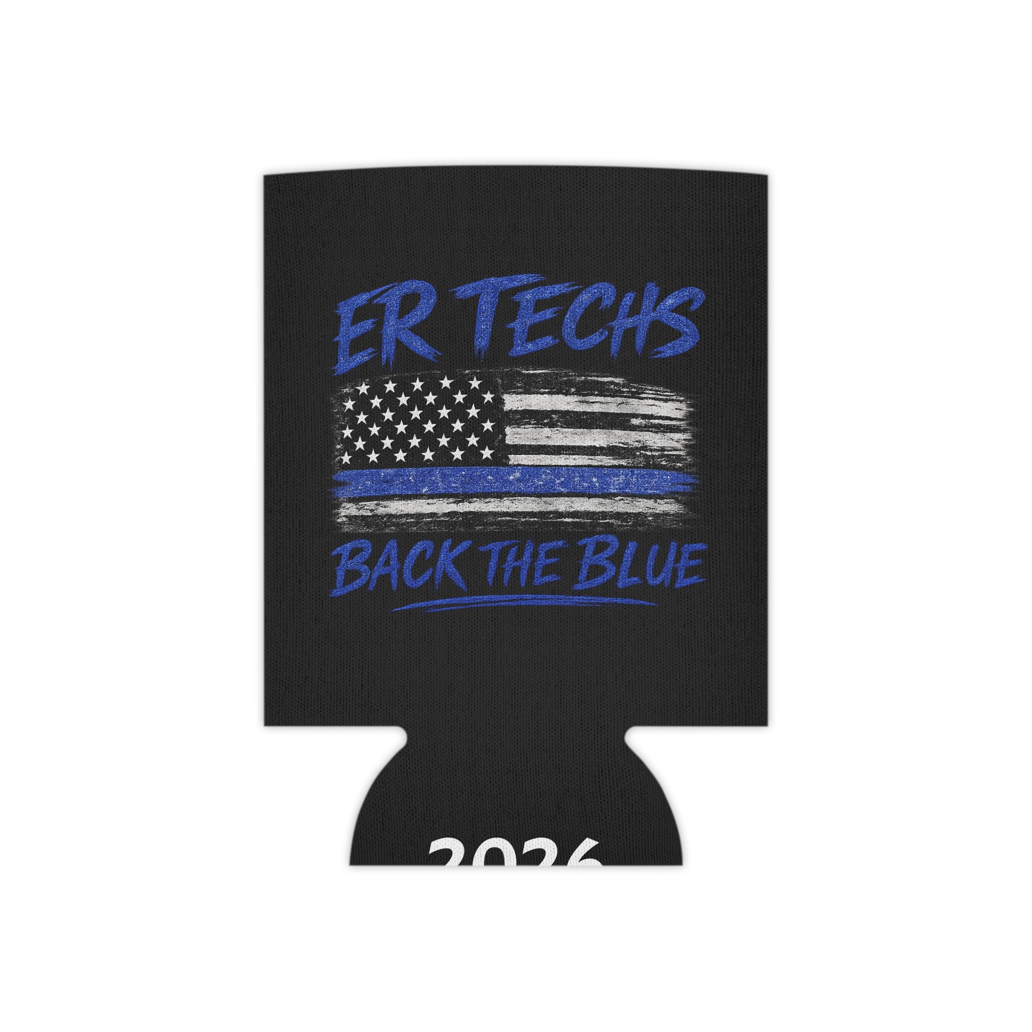 ER Techs Back the Blue Koozie