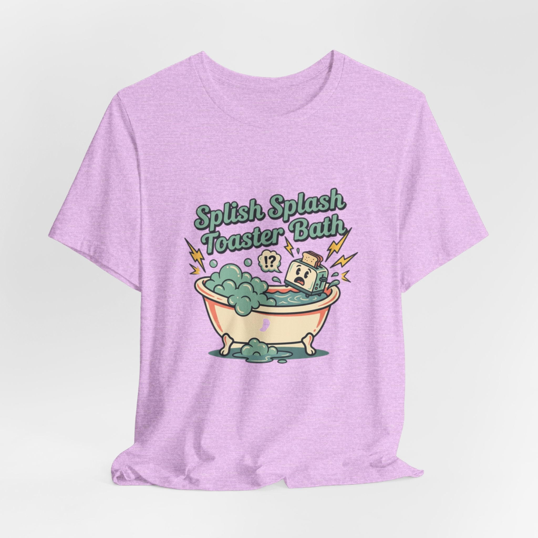 Toaster Bath Graphic Tee — Cute Kawaii Sink or Swim Cartoon Shirt