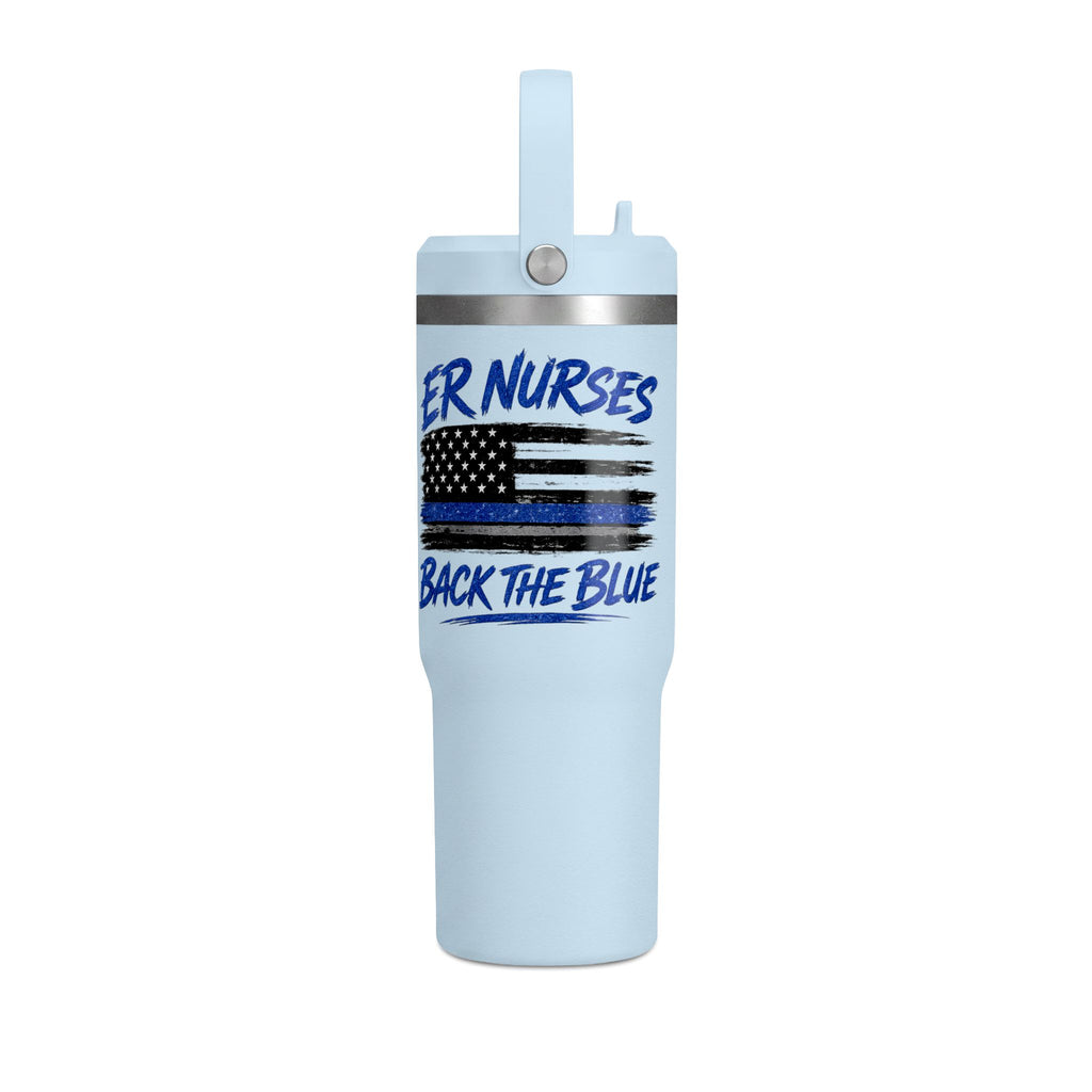 ER Nurses Back the Blue 32oz Nomad Tumbler