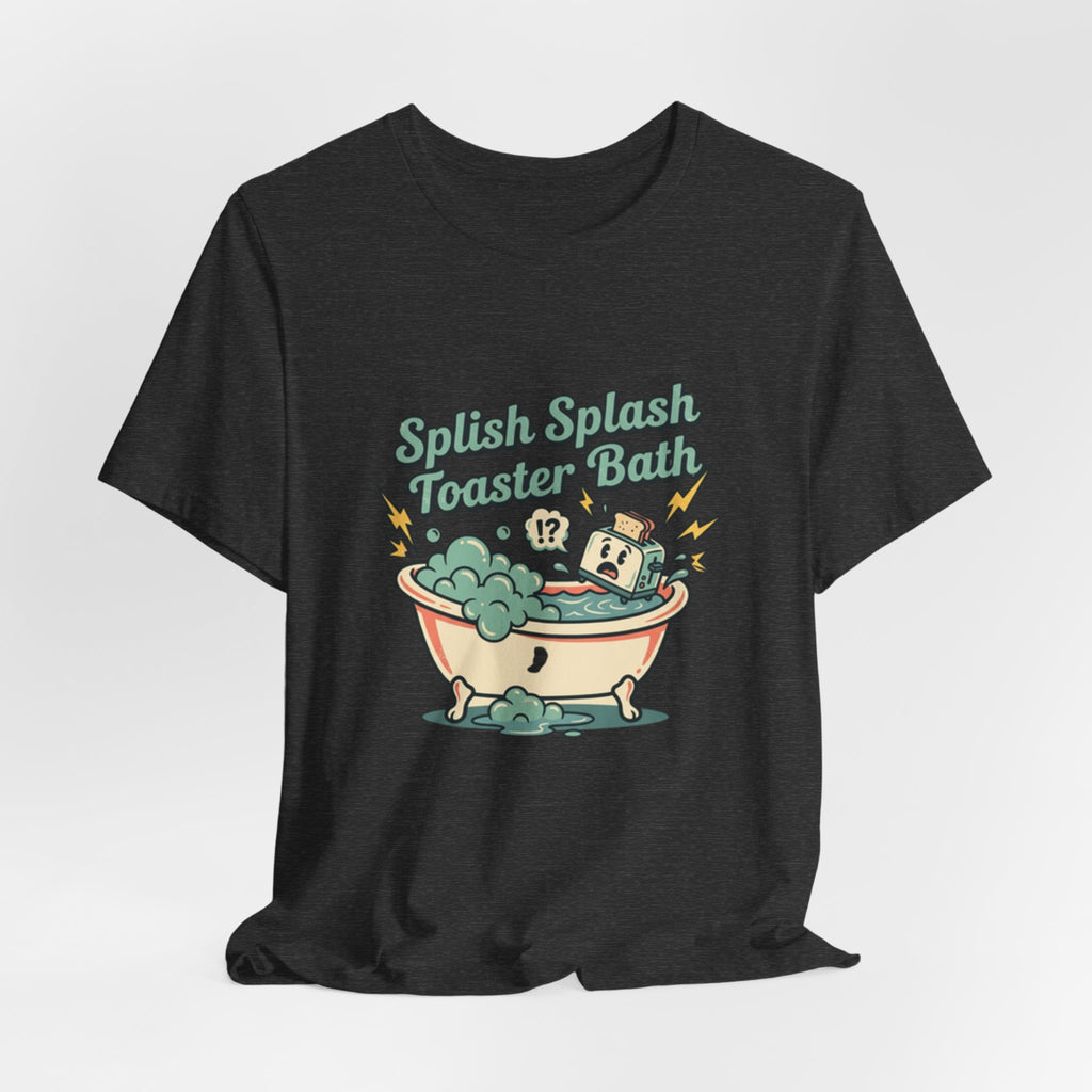 Toaster Bath Graphic Tee — Cute Kawaii Sink or Swim Cartoon Shirt
