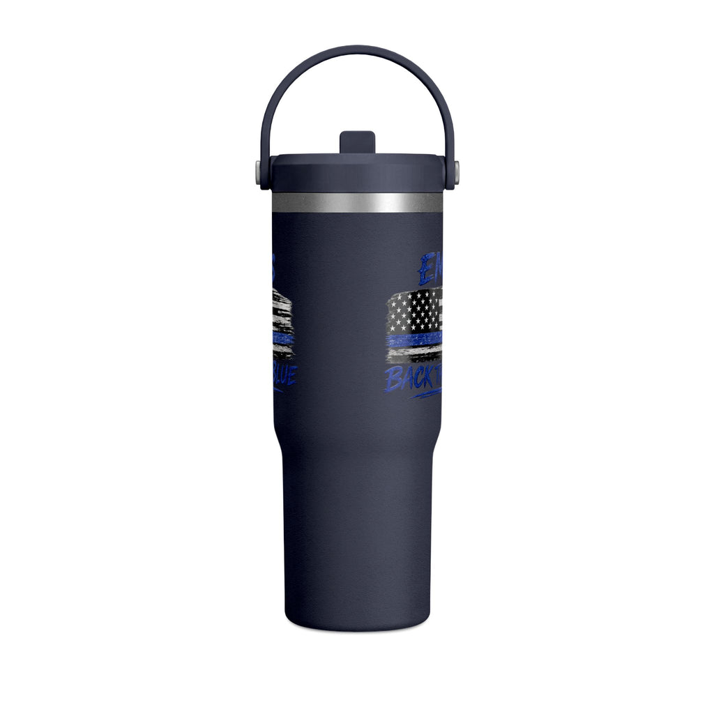 EMS Back the Blue 32oz Tumbler – Nomad Travel Cup