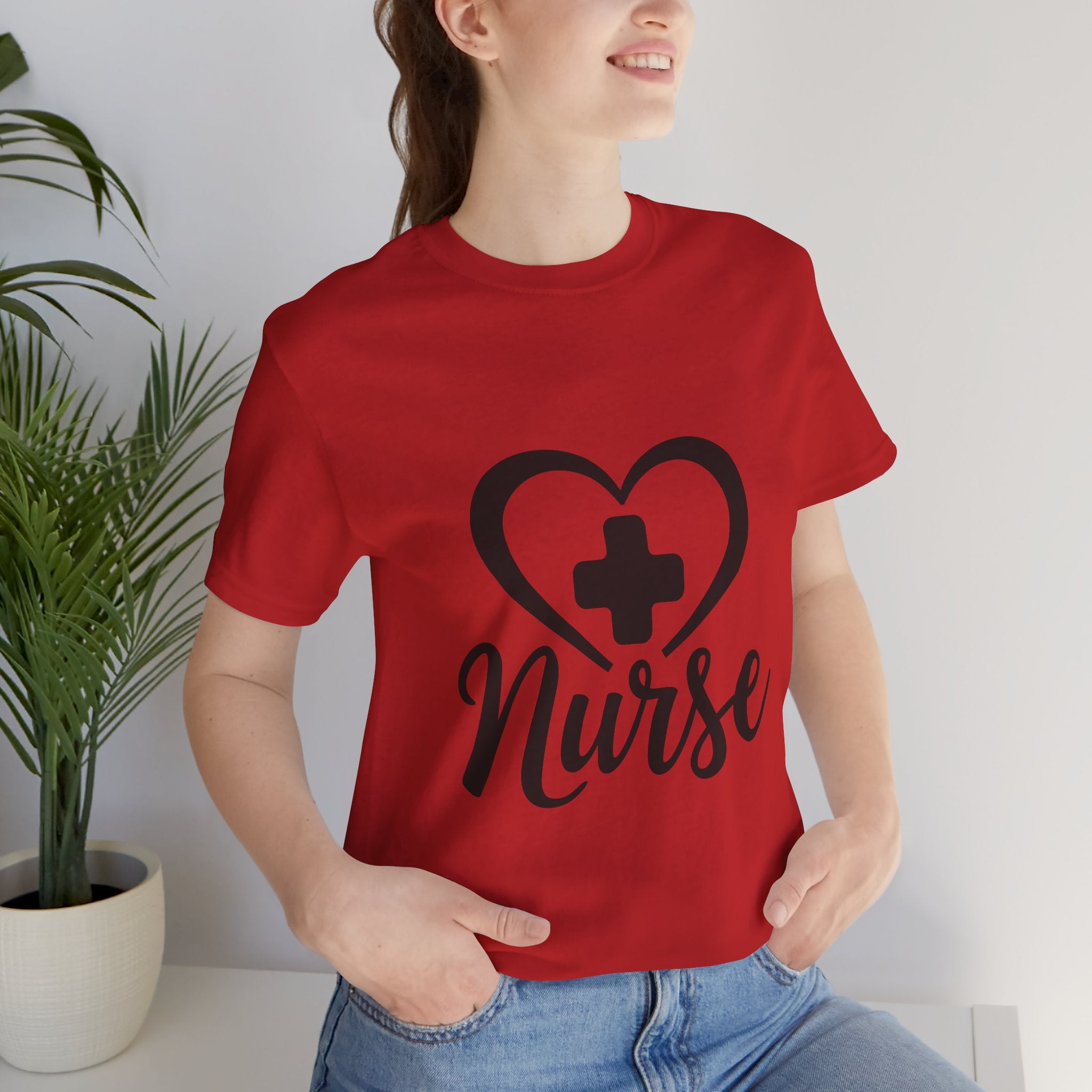 Nurse Heart Cross T-Shirt — Inspirational Nurse Tee