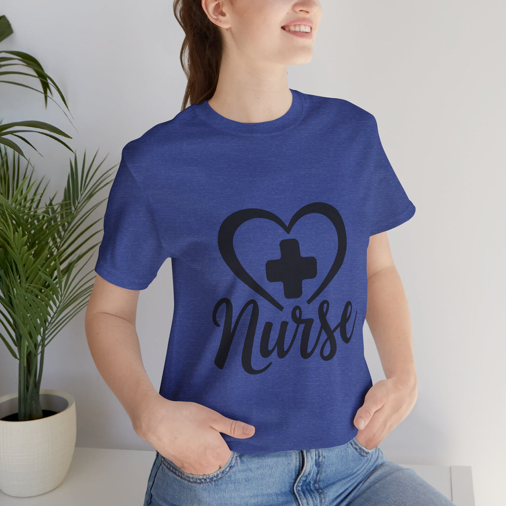 Nurse Heart Cross T-Shirt — Inspirational Nurse Tee