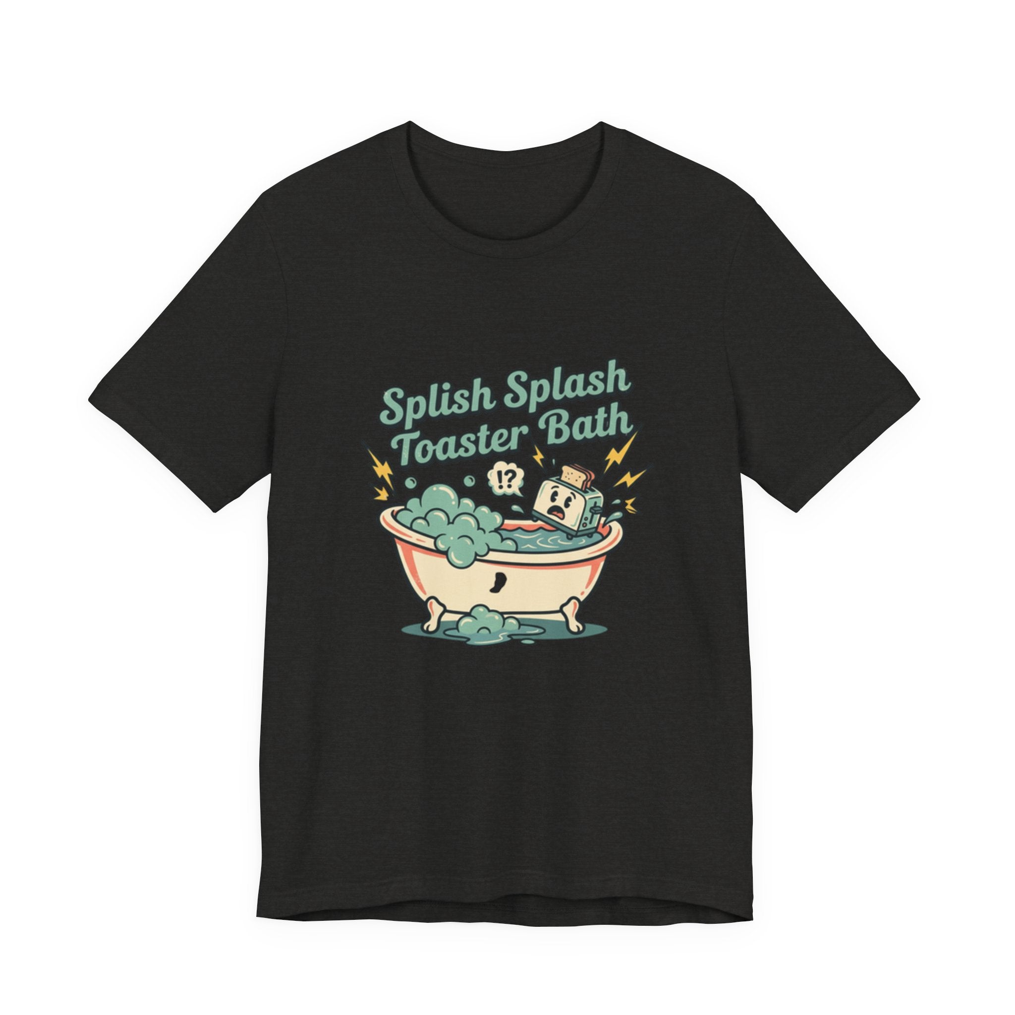 Toaster Bath Graphic Tee — Cute Kawaii Sink or Swim Cartoon Shirt