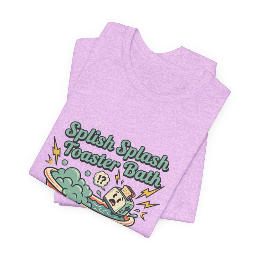 Toaster Bath Graphic Tee — Cute Kawaii Sink or Swim Cartoon Shirt