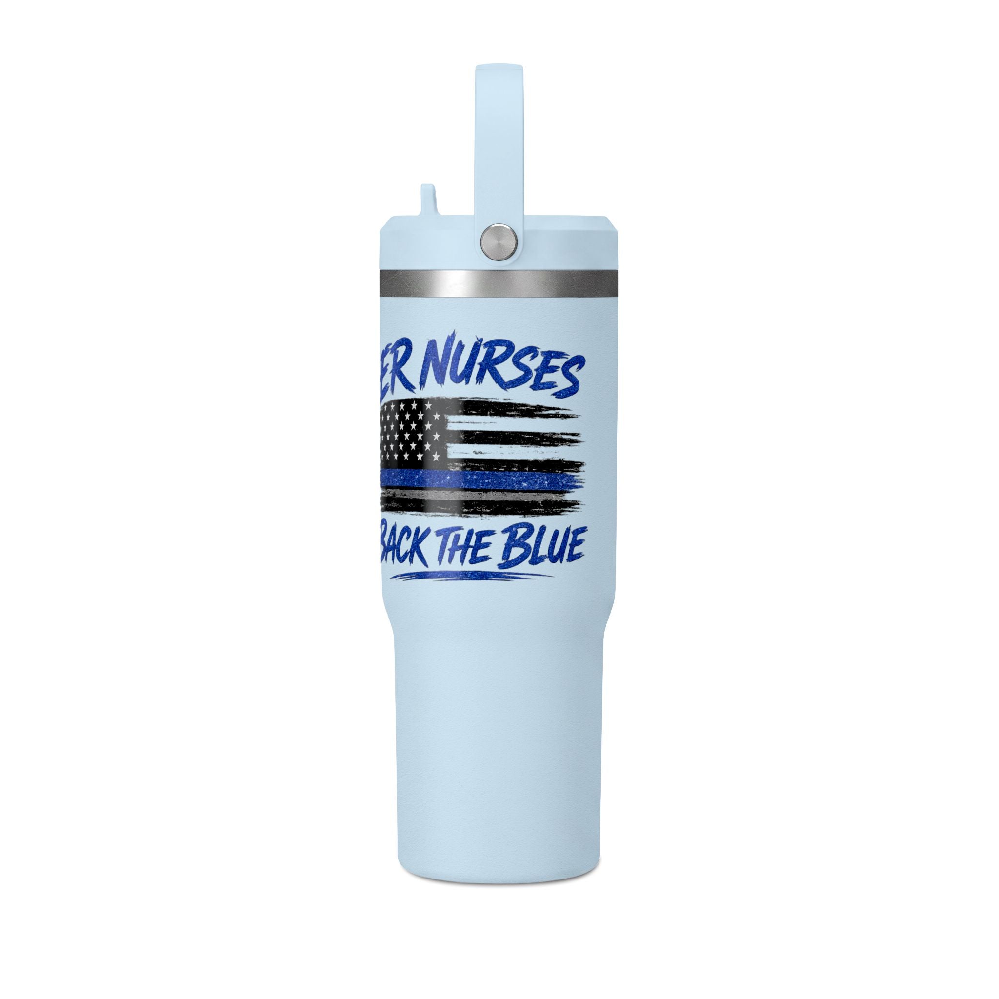 ER Nurses Back the Blue 32oz Nomad Tumbler