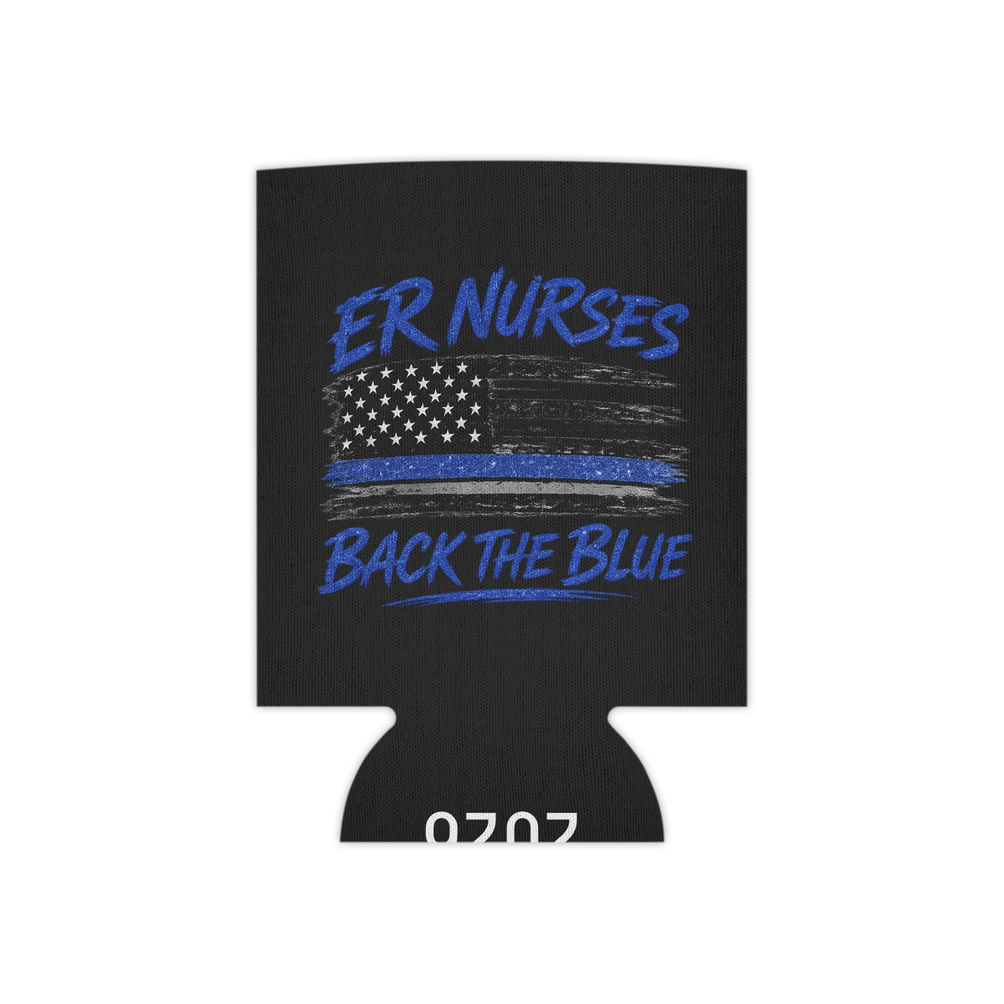ER Nurses Back the Blue Koozie