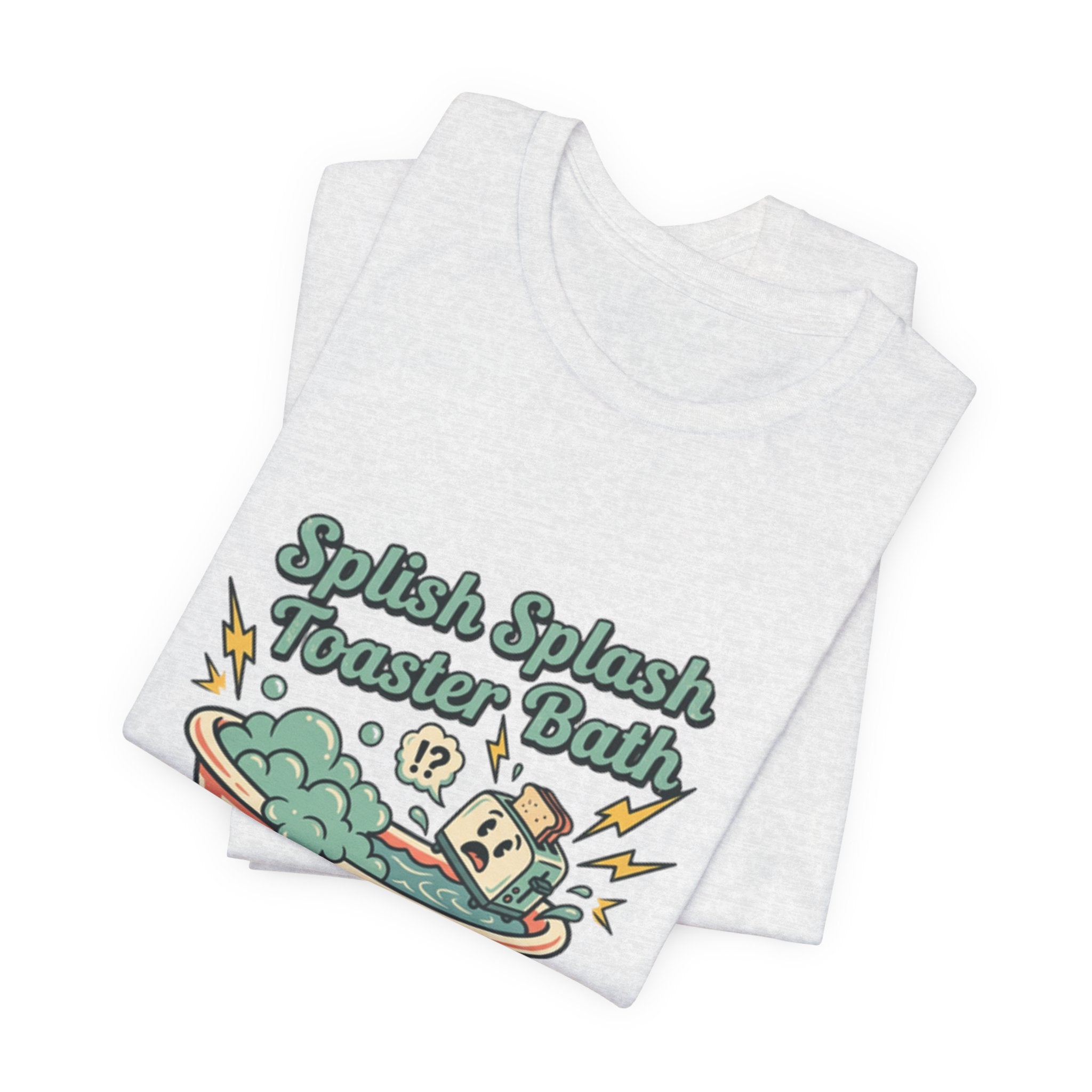 Toaster Bath Graphic Tee — Cute Kawaii Sink or Swim Cartoon Shirt