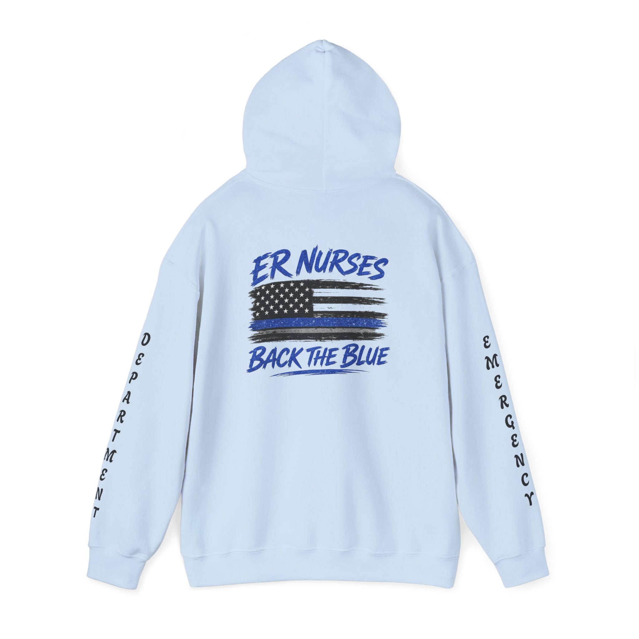 ER Nurses Back the Blue Hoodie