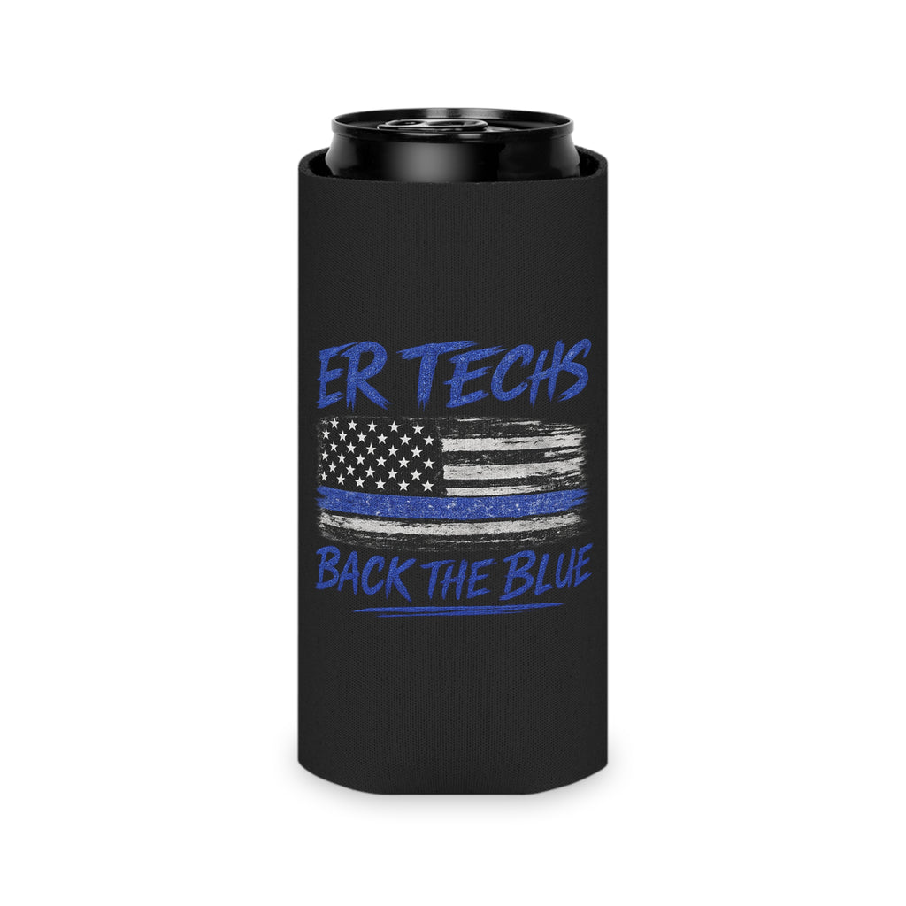 ER Techs Back the Blue Koozie