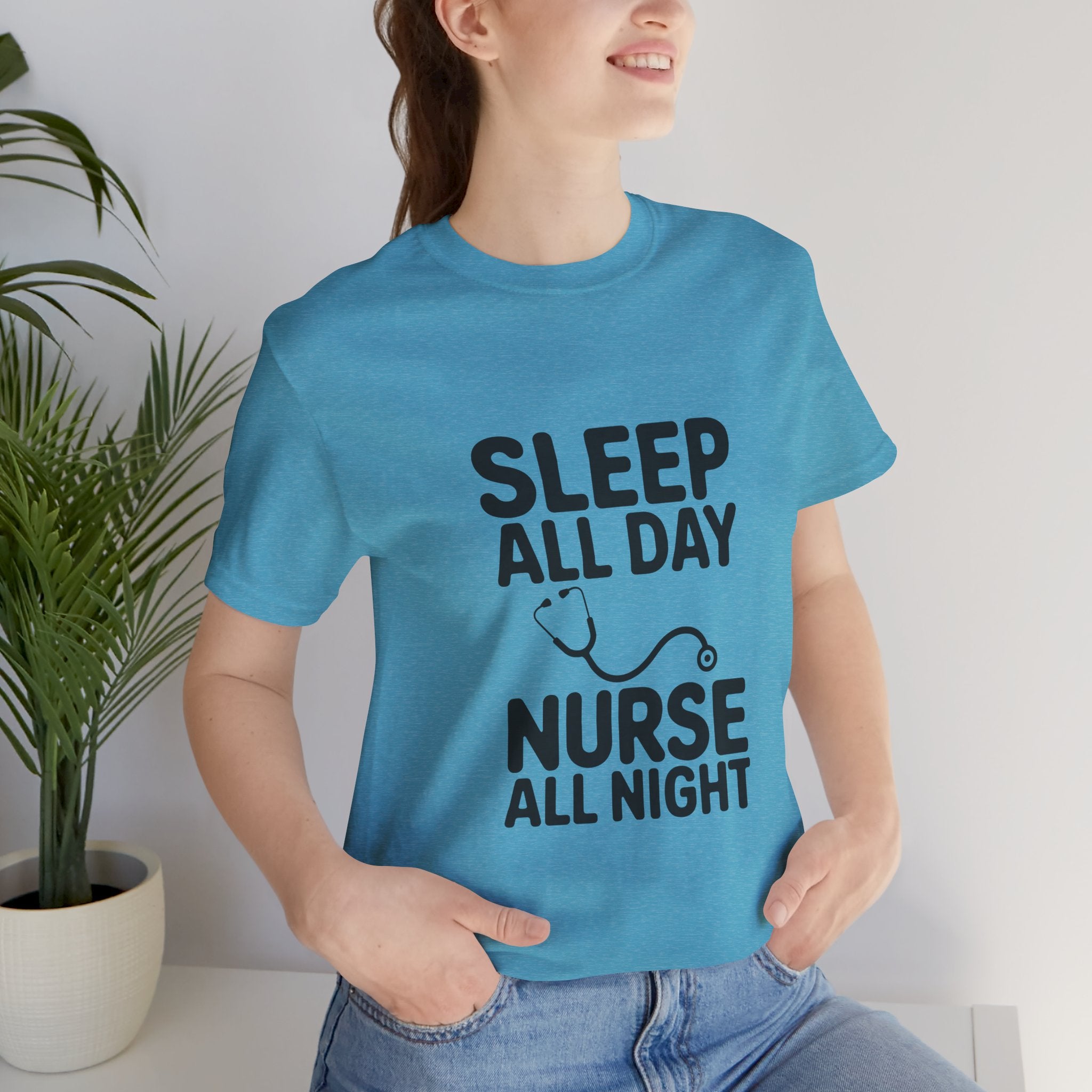 'Sleep All Day, Nurse All Night' T-Shirt