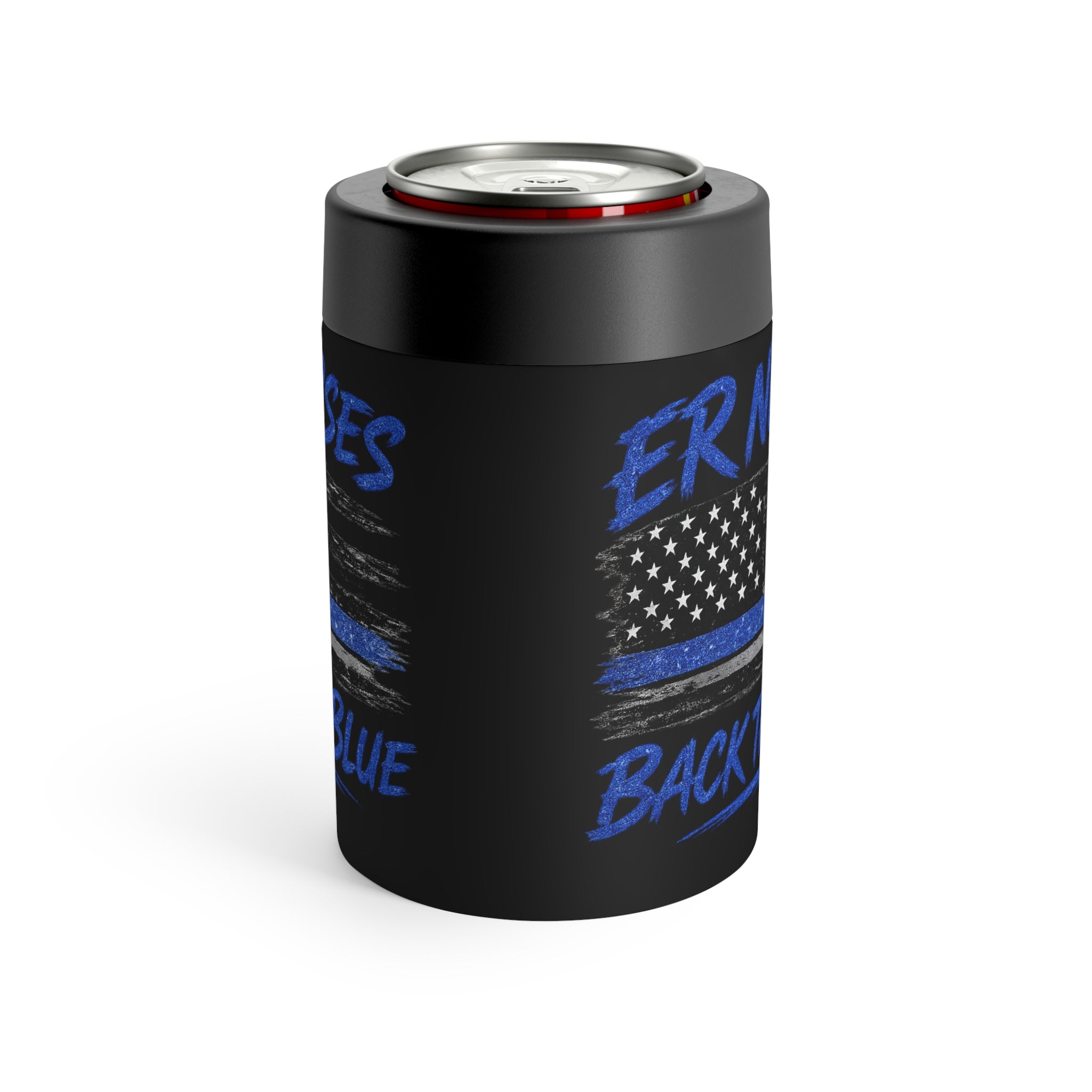 ER Nurses Back the Blue Can Cooler