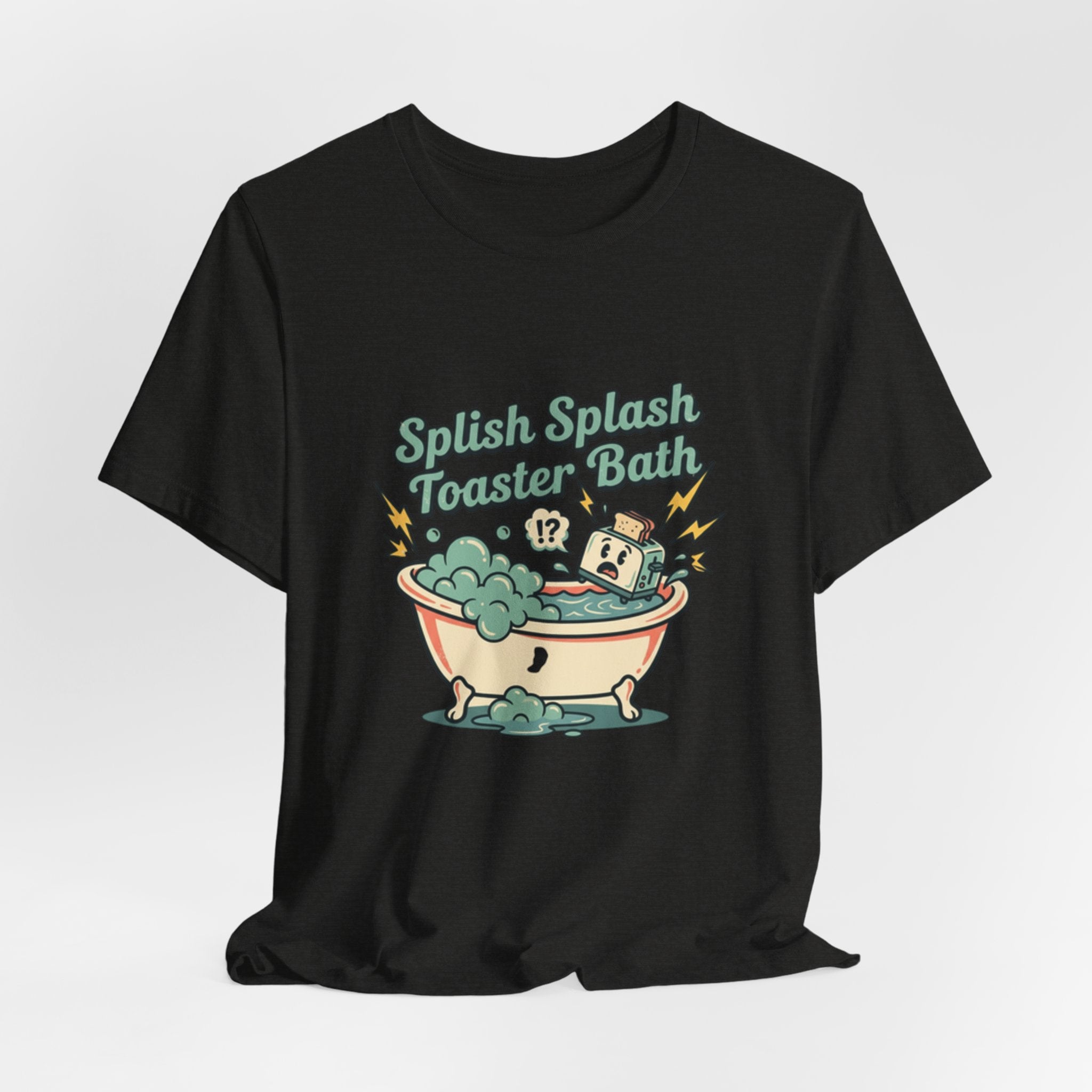 Toaster Bath Graphic Tee — Cute Kawaii Sink or Swim Cartoon Shirt