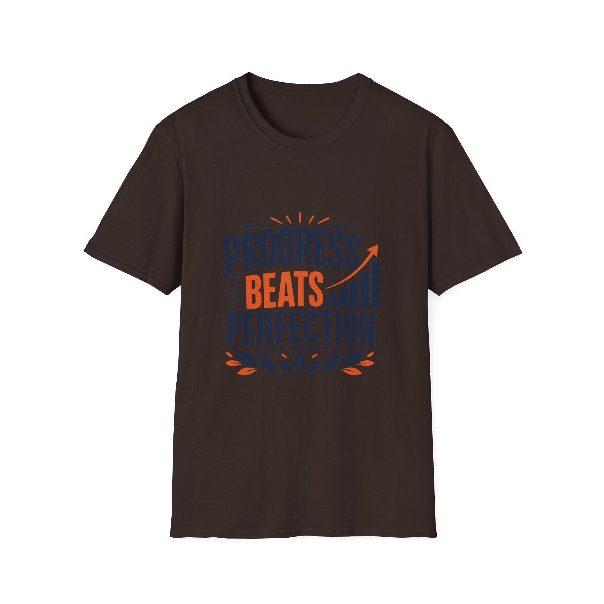 Progress Beats Perfection T-Shirt — Motivational Fitness & Growth Tee