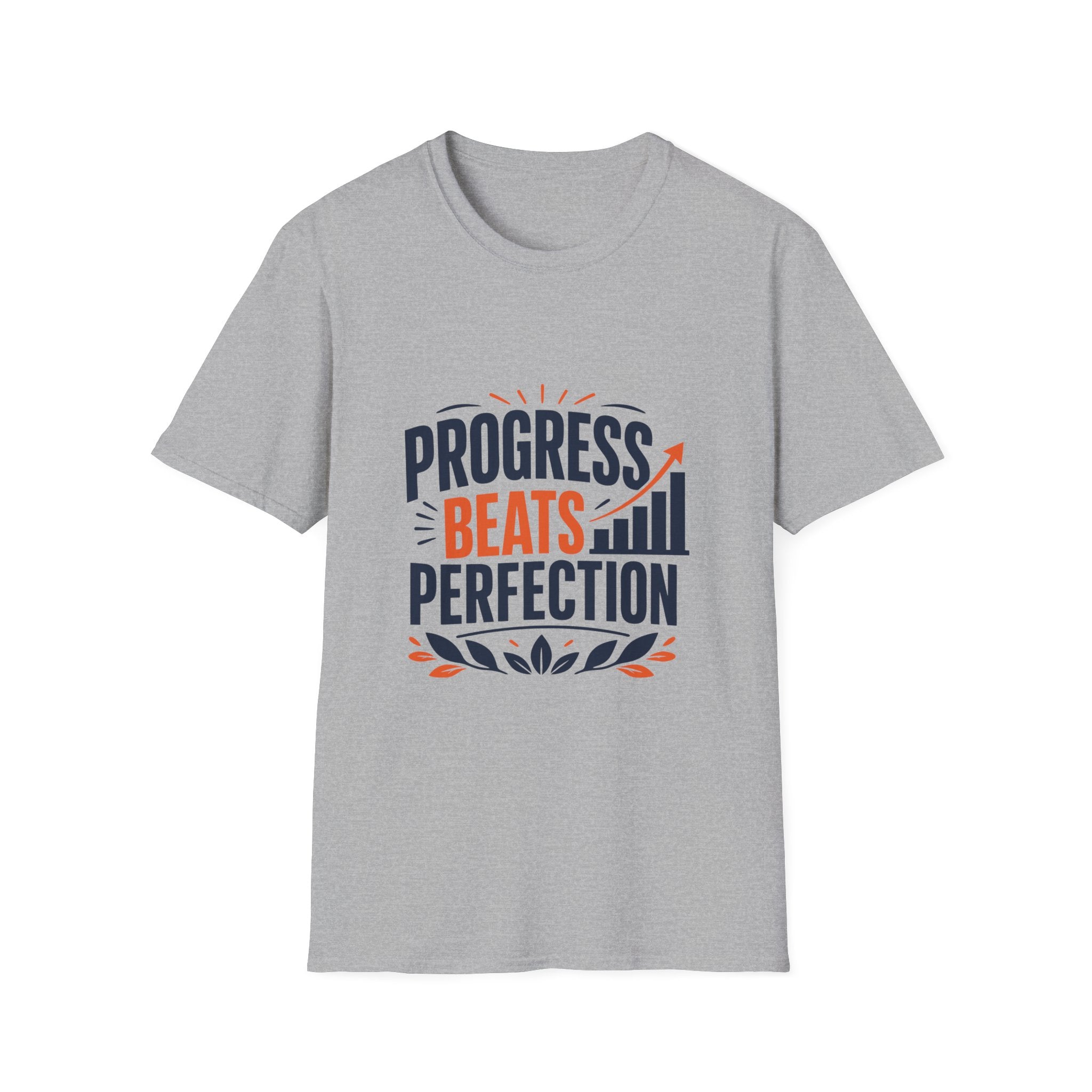 Progress Beats Perfection T-Shirt — Motivational Fitness & Growth Tee