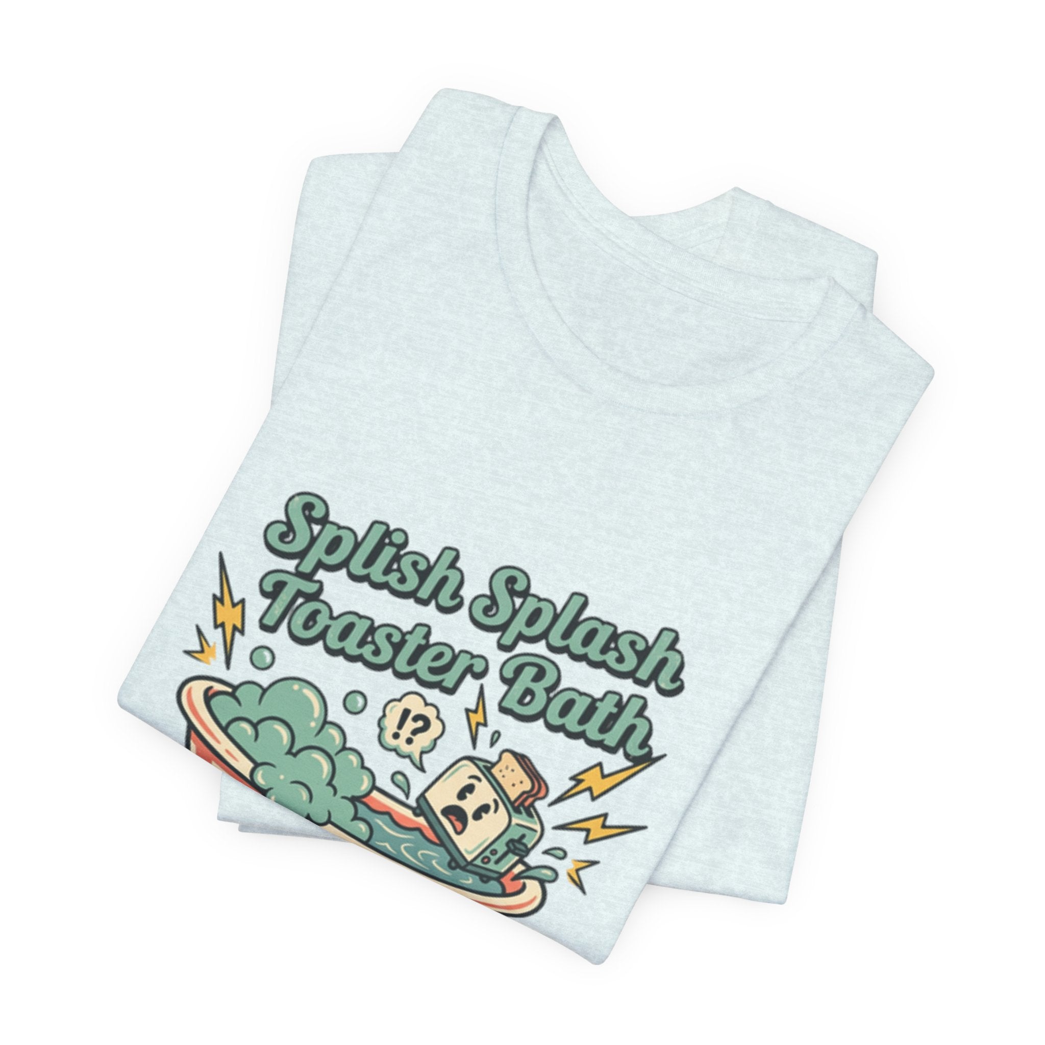 Toaster Bath Graphic Tee — Cute Kawaii Sink or Swim Cartoon Shirt