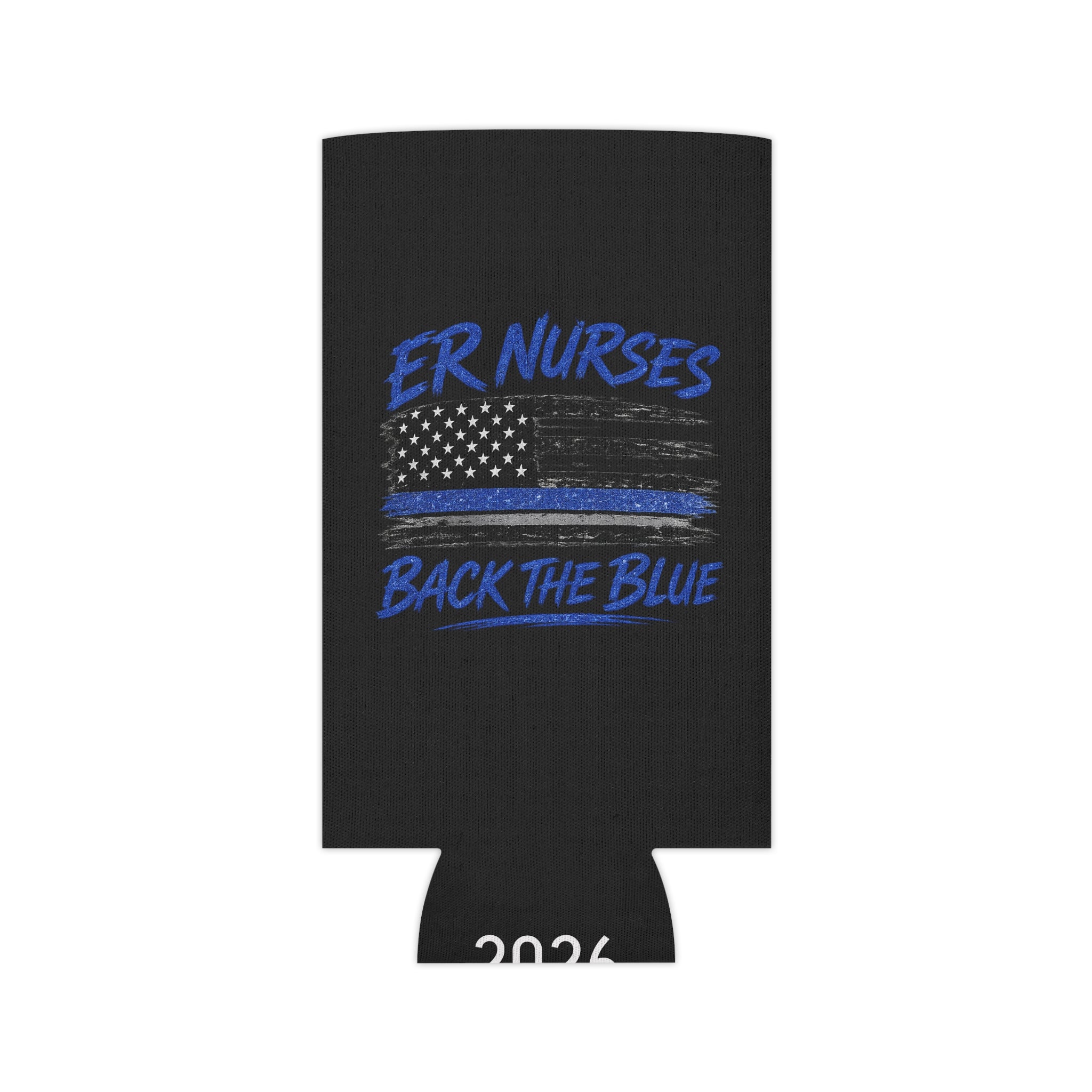 ER Nurses Back the Blue Koozie