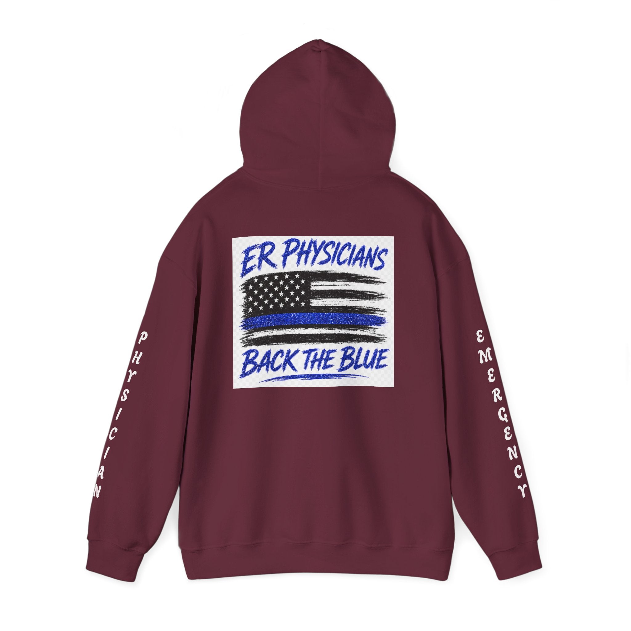 ER Physicians Back the Blue Hoodie