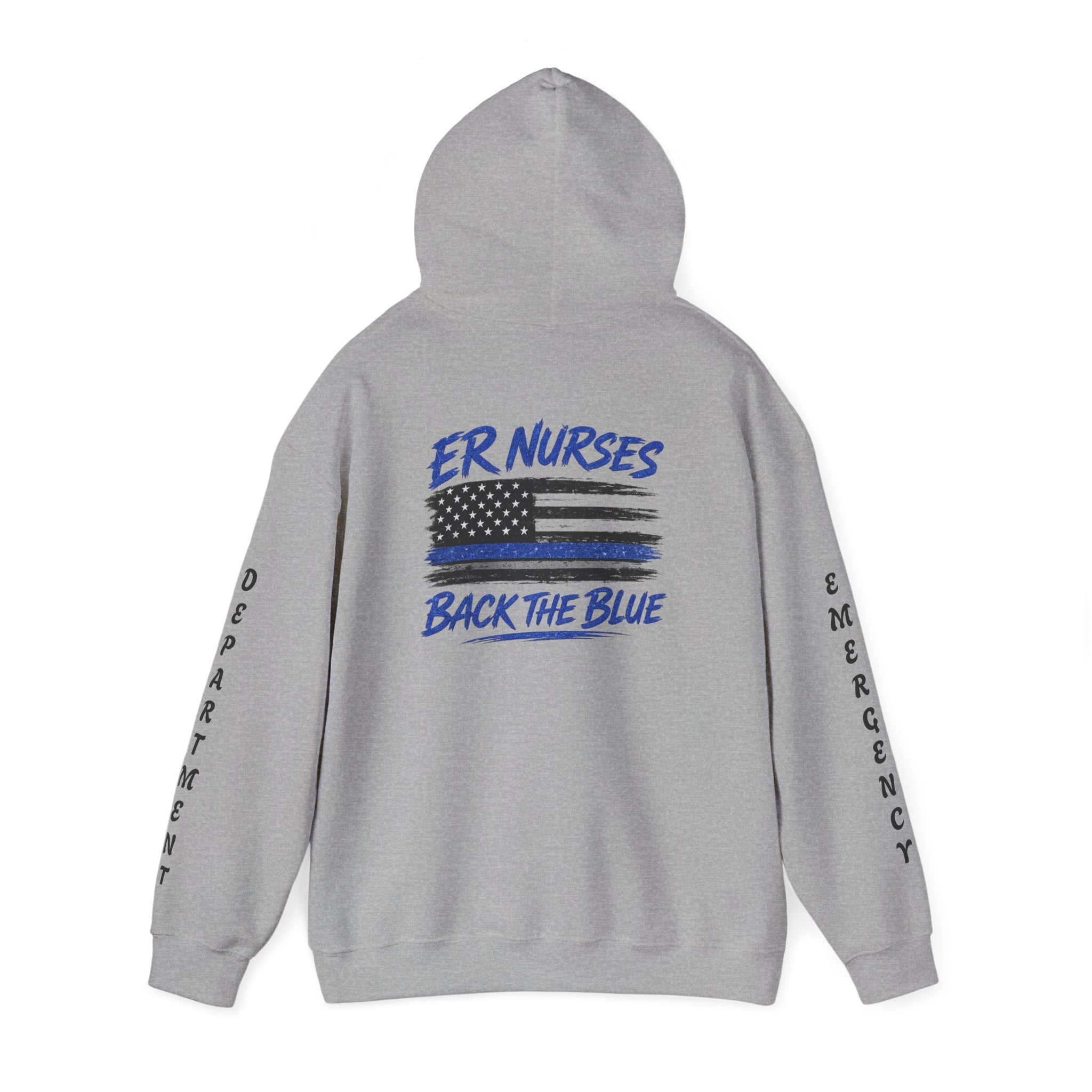 ER Nurses Back the Blue Hoodie