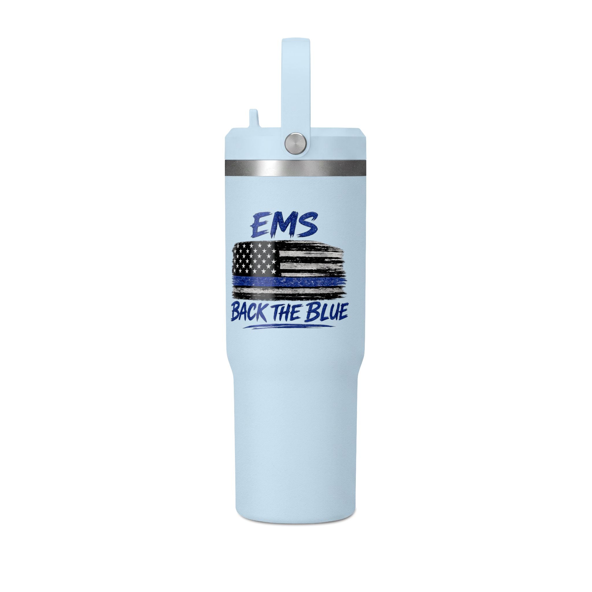 EMS Back the Blue 32oz Tumbler – Nomad Travel Cup