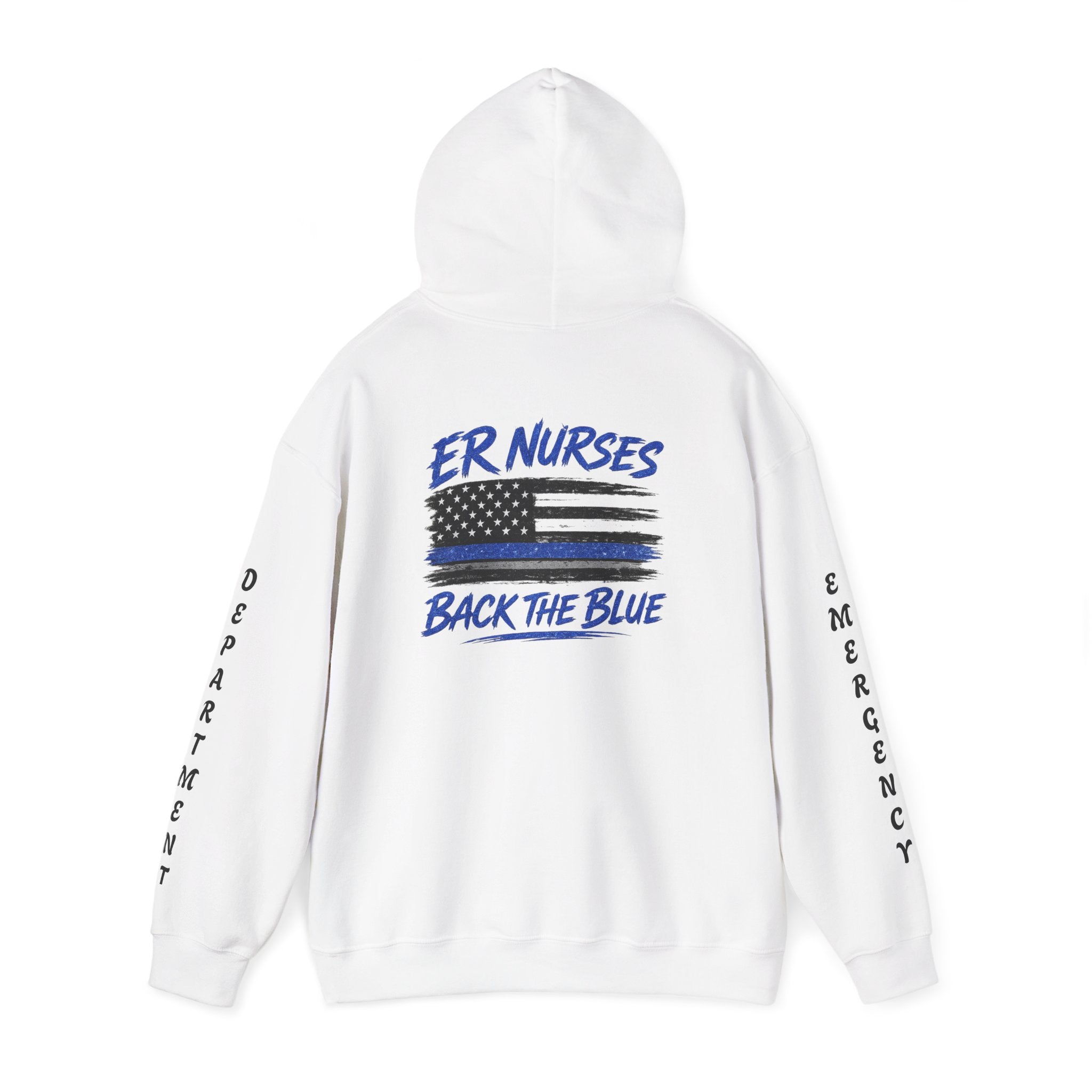 ER Nurses Back the Blue Hoodie