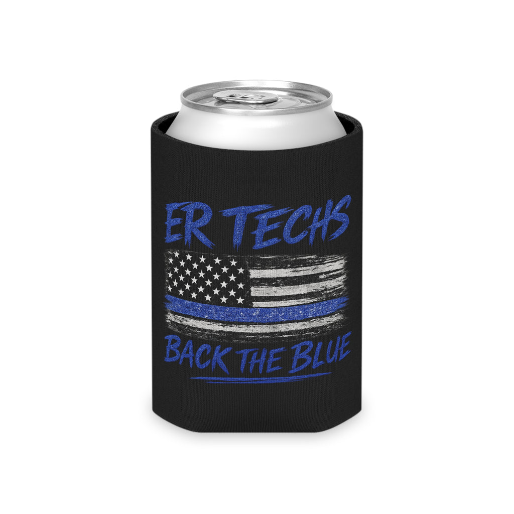 ER Techs Back the Blue Koozie