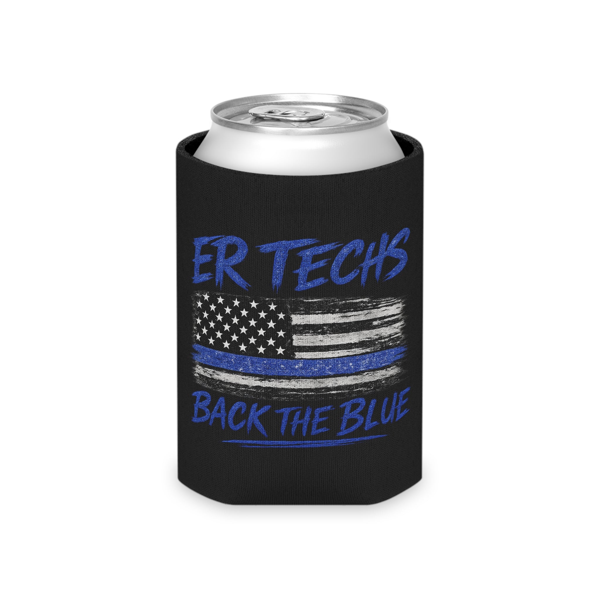 ER Techs Back the Blue Koozie