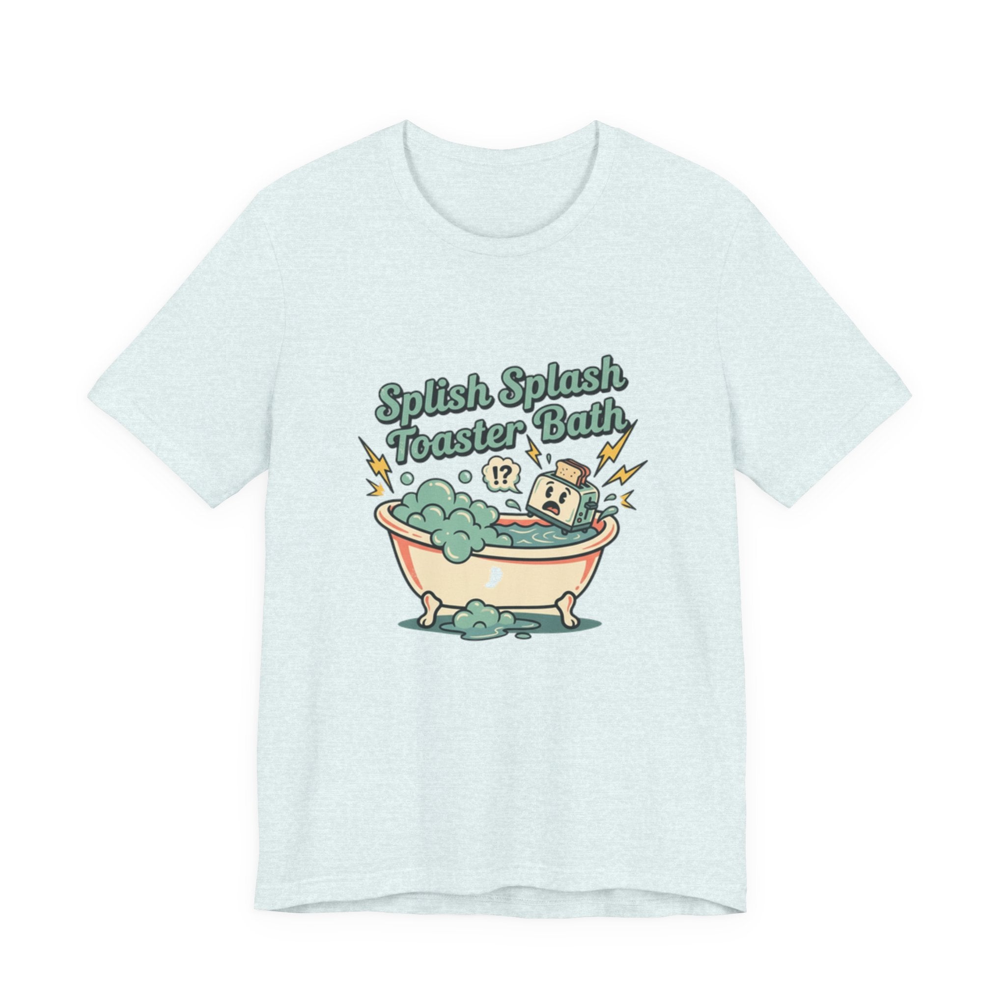 Toaster Bath Graphic Tee — Cute Kawaii Sink or Swim Cartoon Shirt