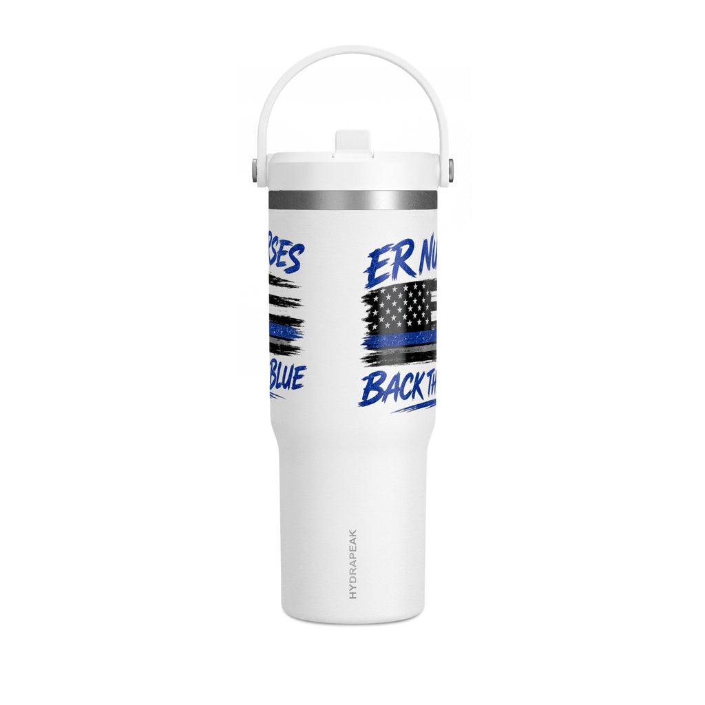 ER Nurses Back the Blue 32oz Nomad Tumbler