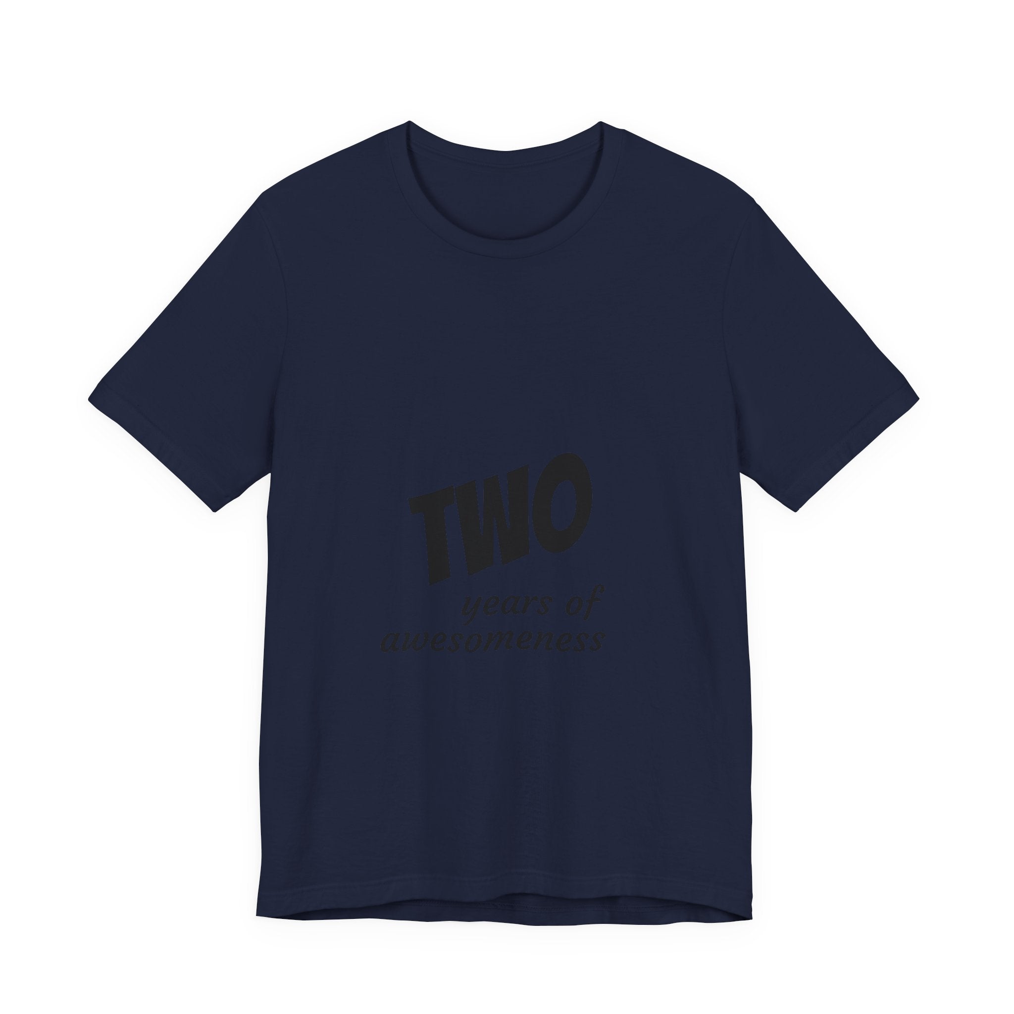 Toddler 2nd Birthday T-Shirt - "Two Years of Awesomeness" Celebration Tee