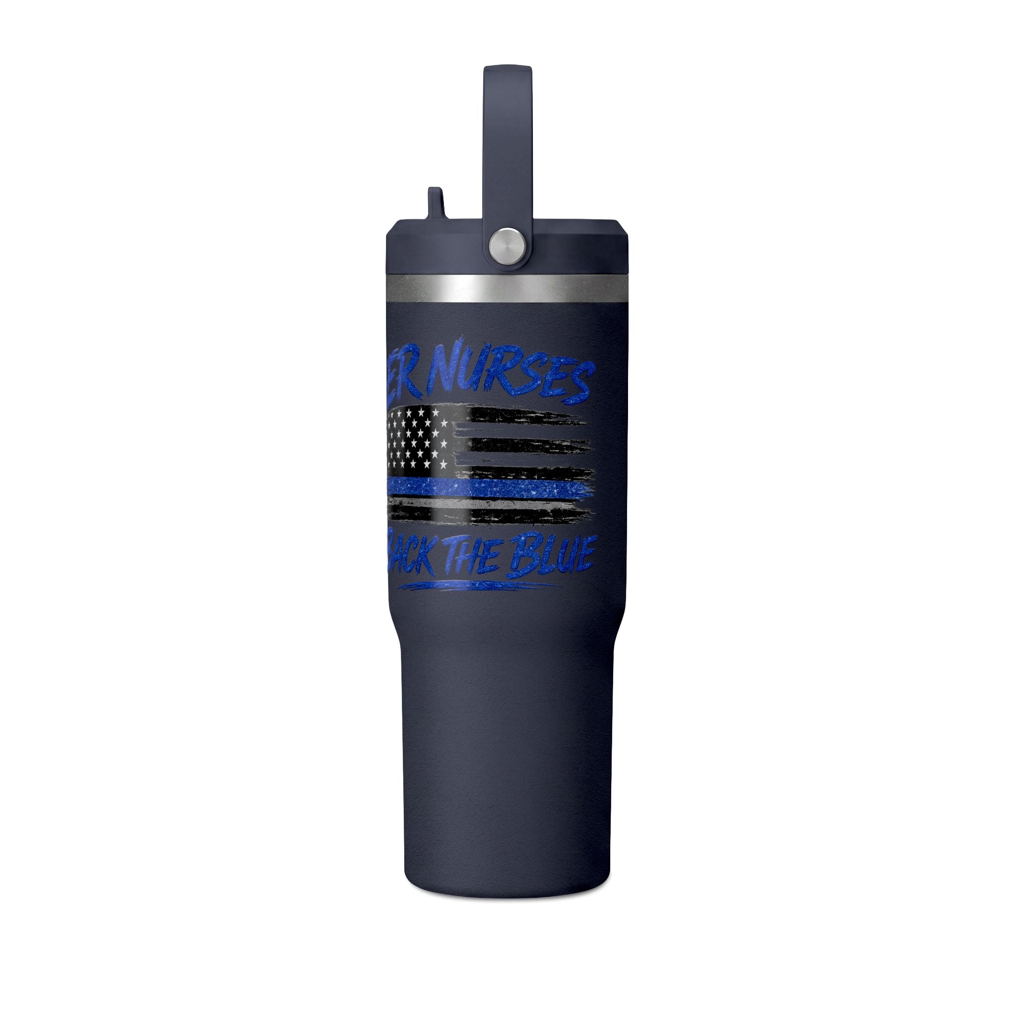 ER Nurses Back the Blue 32oz Nomad Tumbler