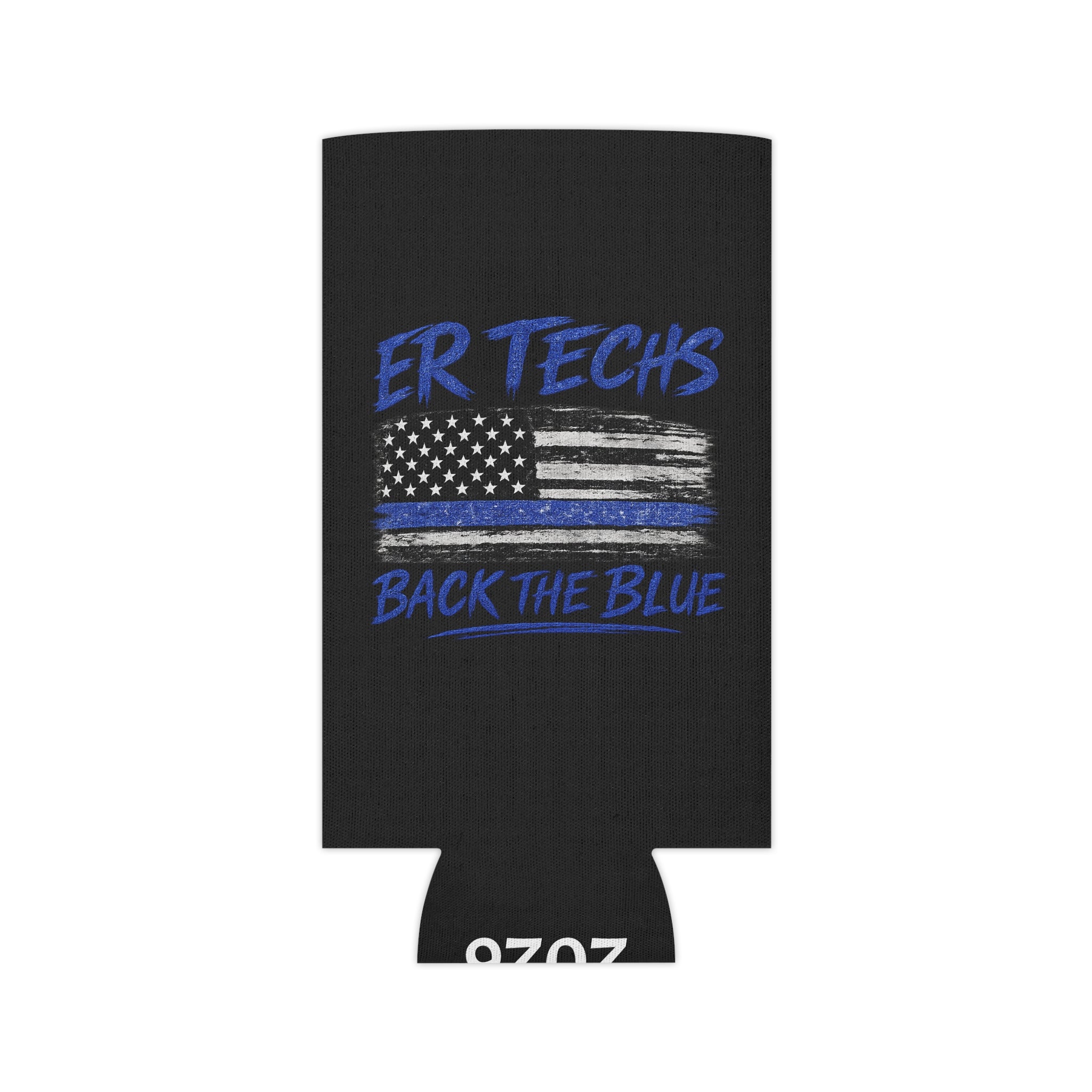ER Techs Back the Blue Koozie