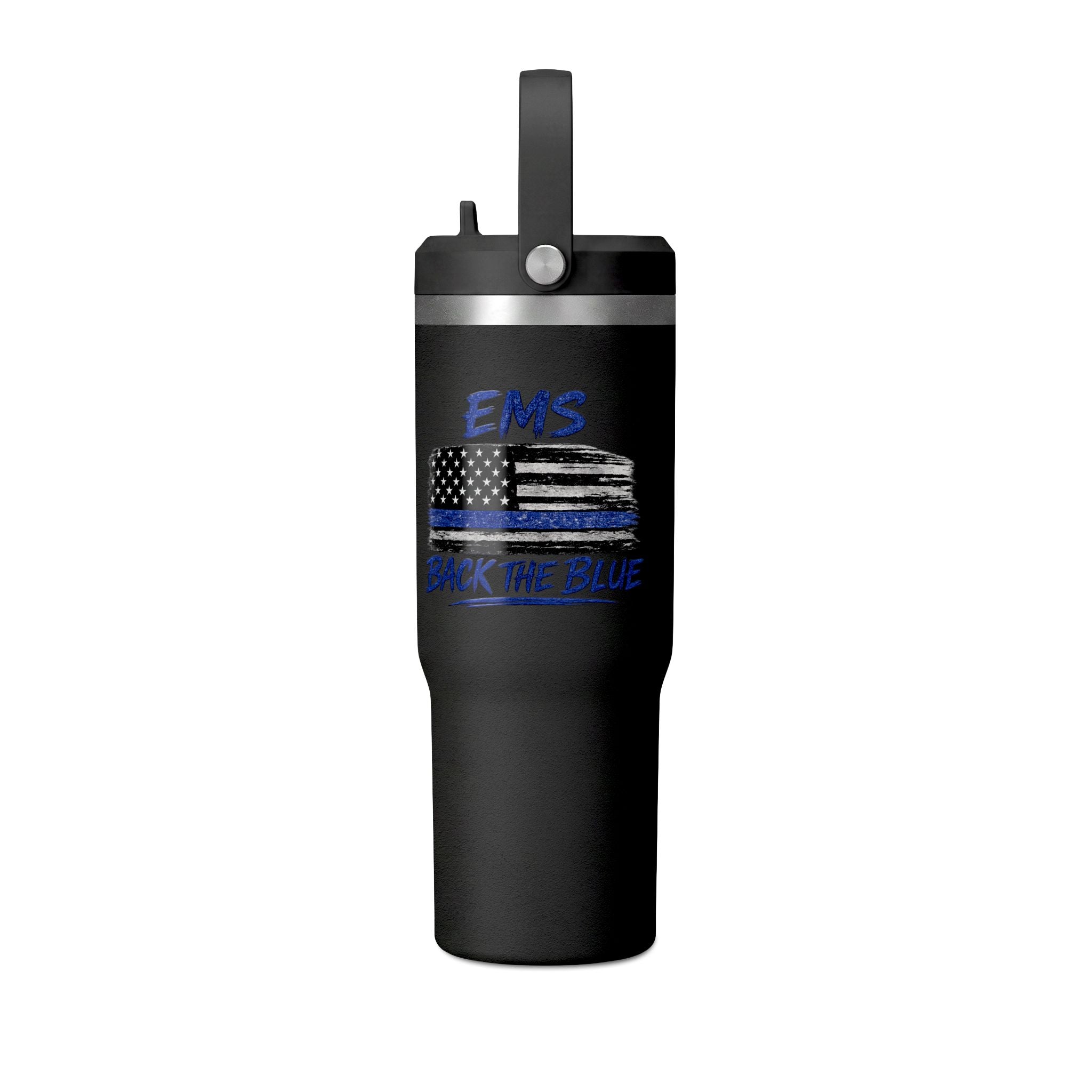 EMS Back the Blue 32oz Tumbler – Nomad Travel Cup