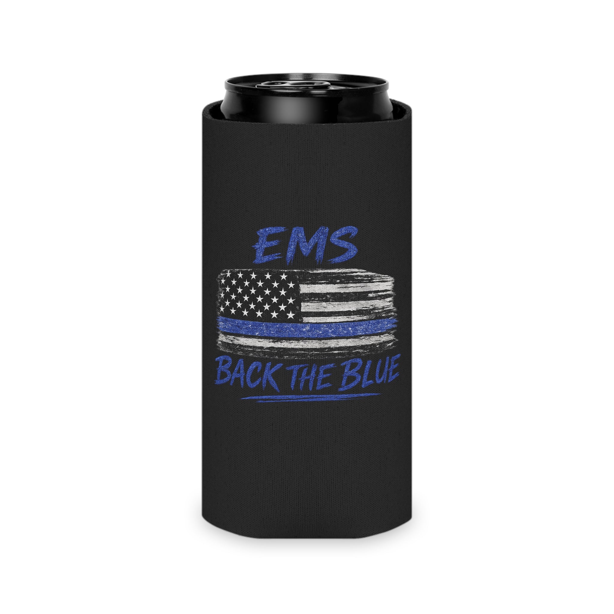 EMS Back the Blue Koozie