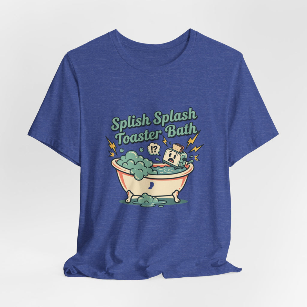 Toaster Bath Graphic Tee — Cute Kawaii Sink or Swim Cartoon Shirt