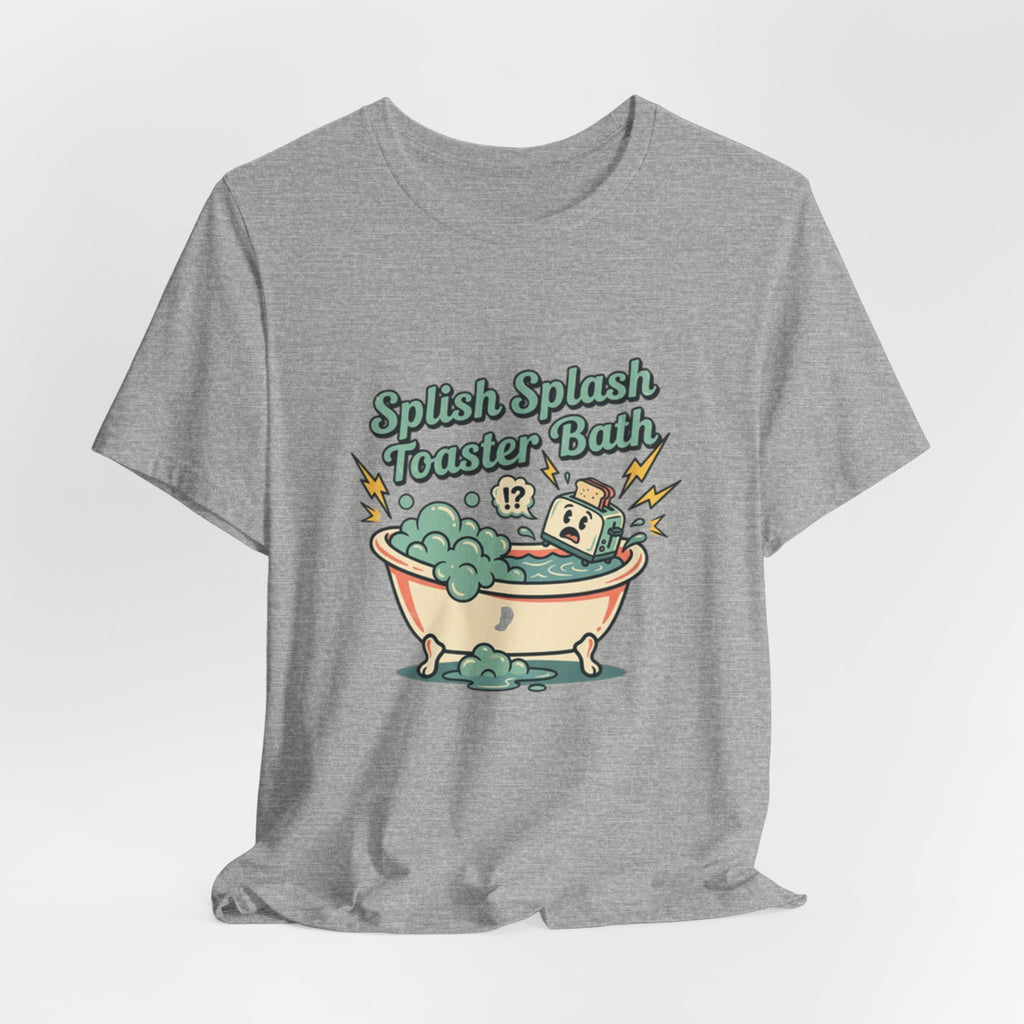 Toaster Bath Graphic Tee — Cute Kawaii Sink or Swim Cartoon Shirt