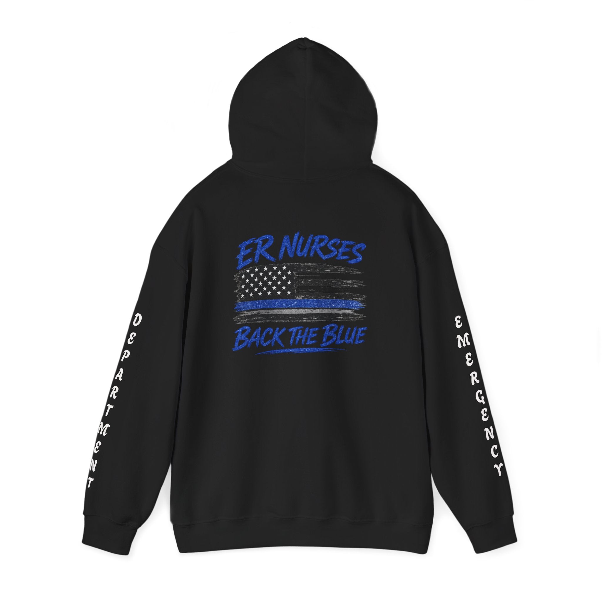 ER Nurses Back the Blue Hoodie
