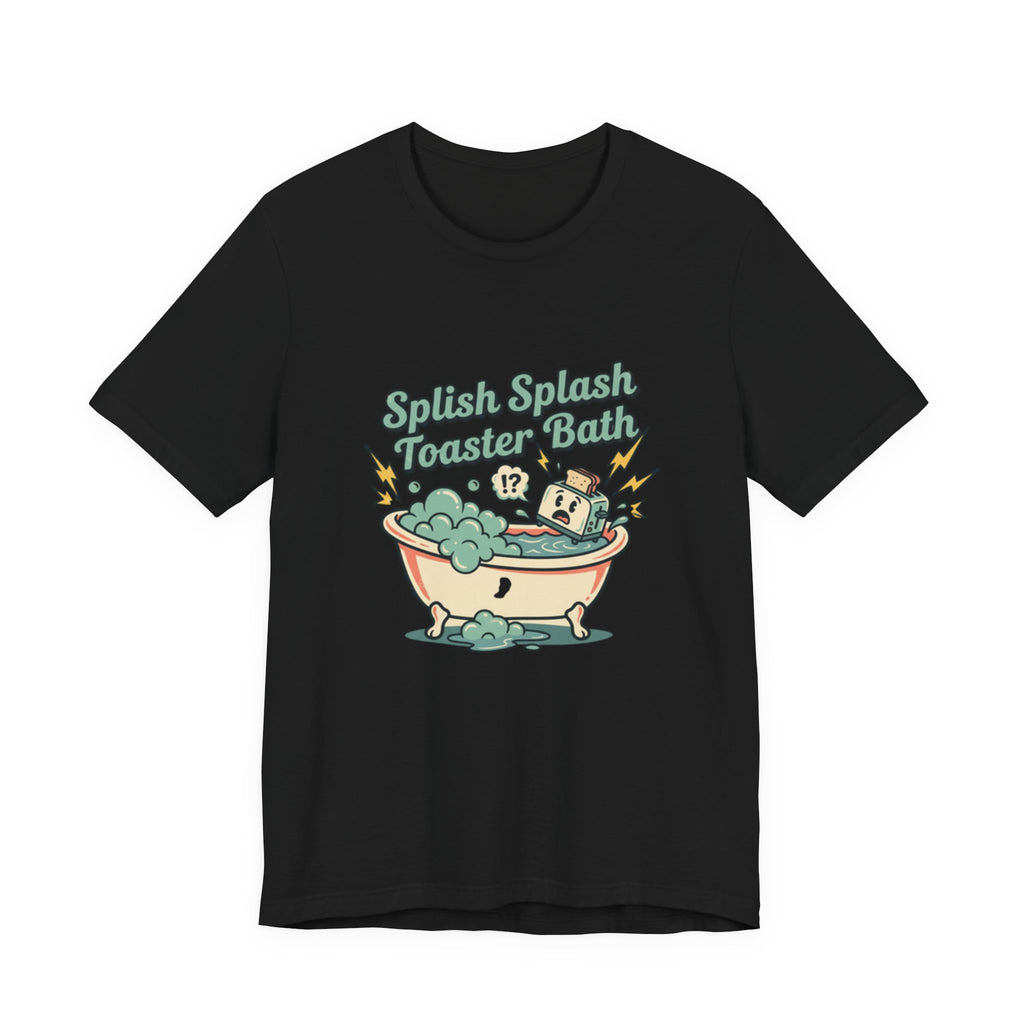 Toaster Bath Graphic Tee — Cute Kawaii Sink or Swim Cartoon Shirt