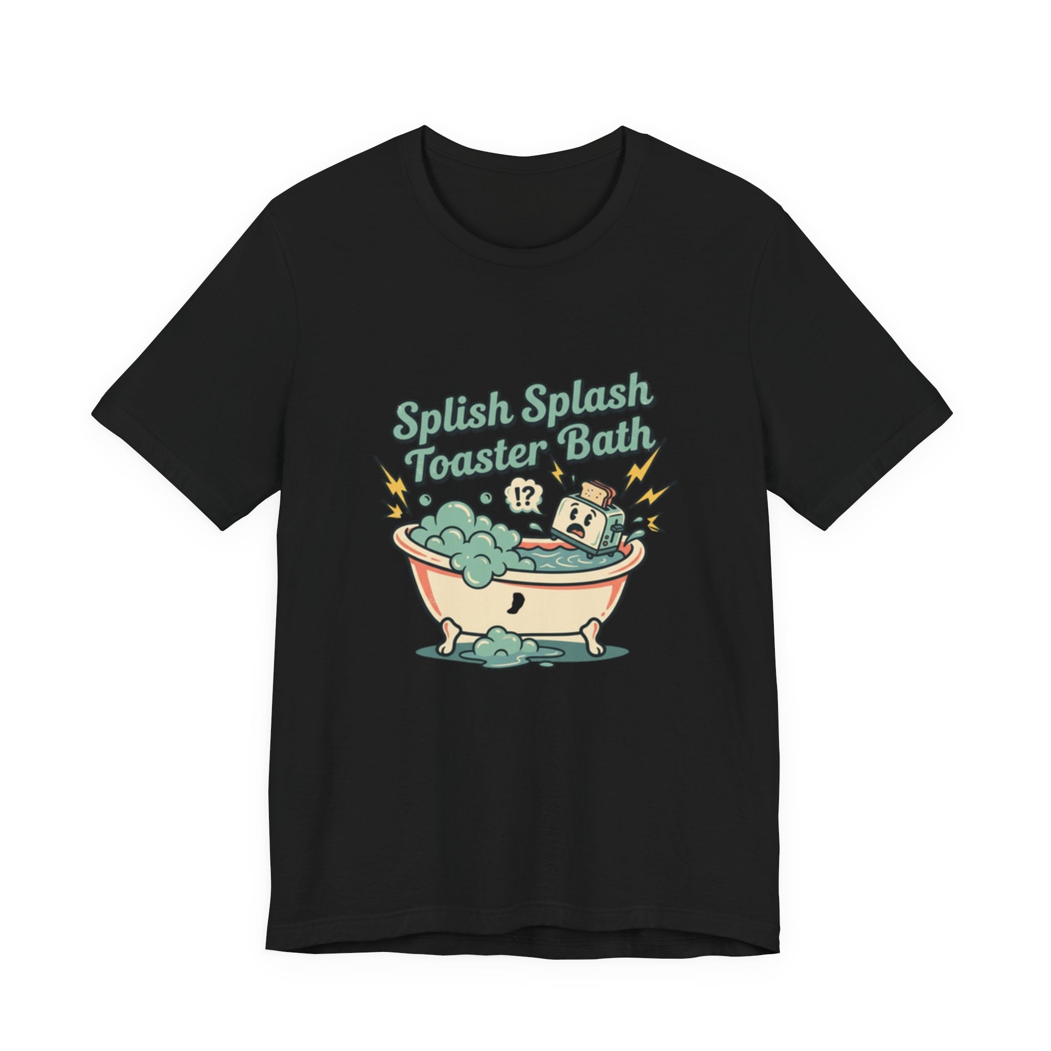 Toaster Bath Graphic Tee — Cute Kawaii Sink or Swim Cartoon Shirt