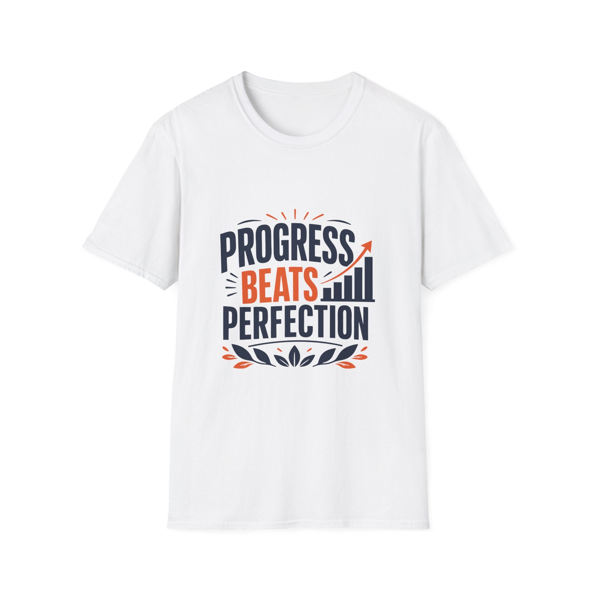 Progress Beats Perfection T-Shirt — Motivational Fitness & Growth Tee