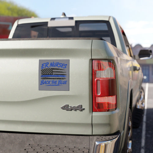 Car Magnet — ER Nurses Back the Blue